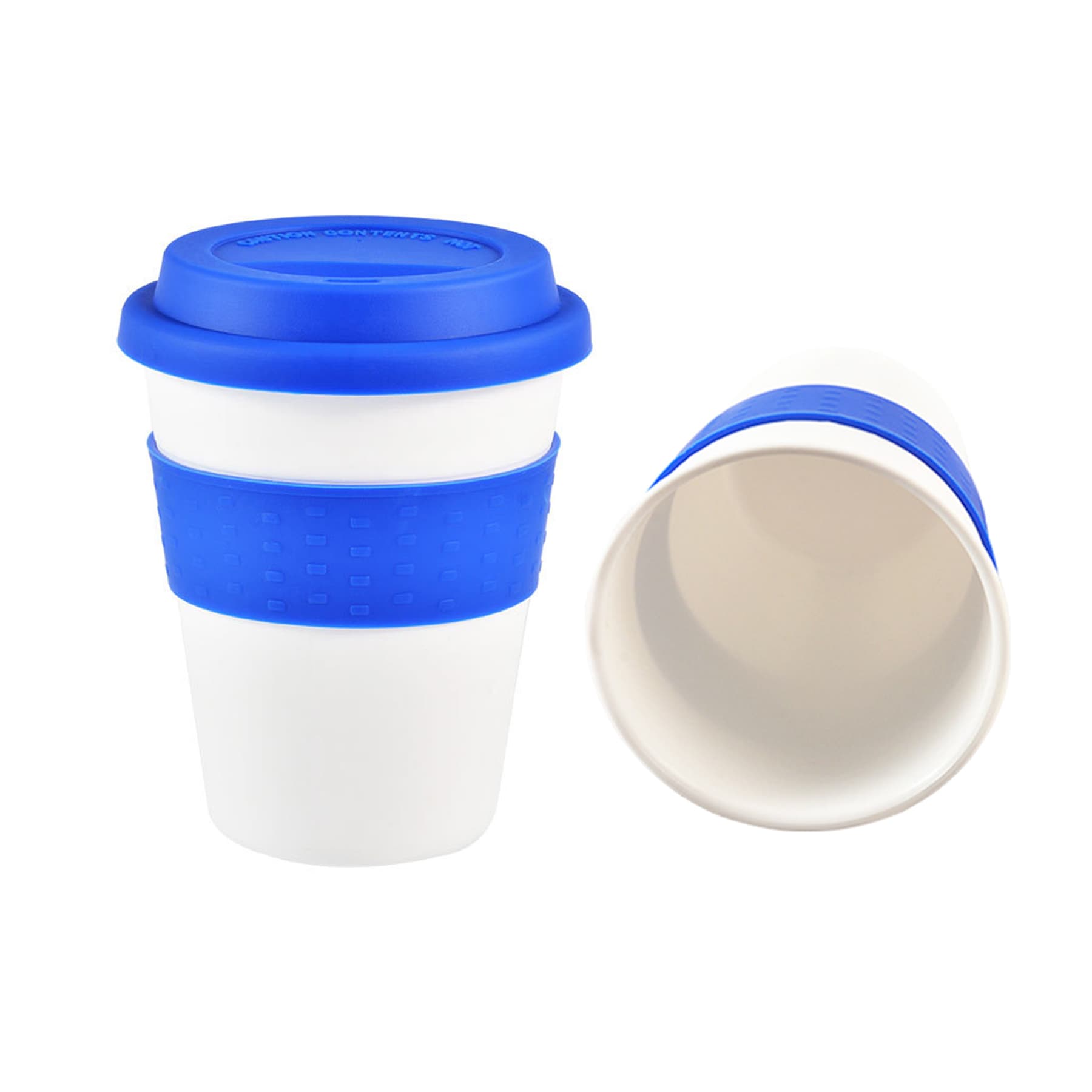 12 oz Coffee Mug with Silicone Lid and Insulated Band thumbnail 7