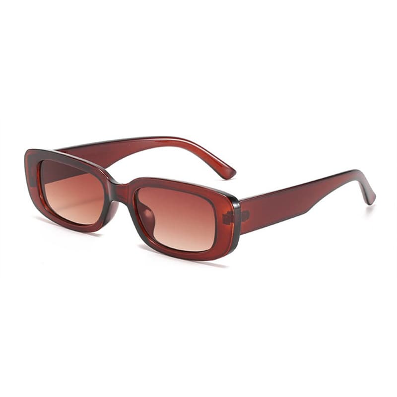 Vintage Square Eyewear Retro Trendy Wide Frame Sunglasses thumbnail 9