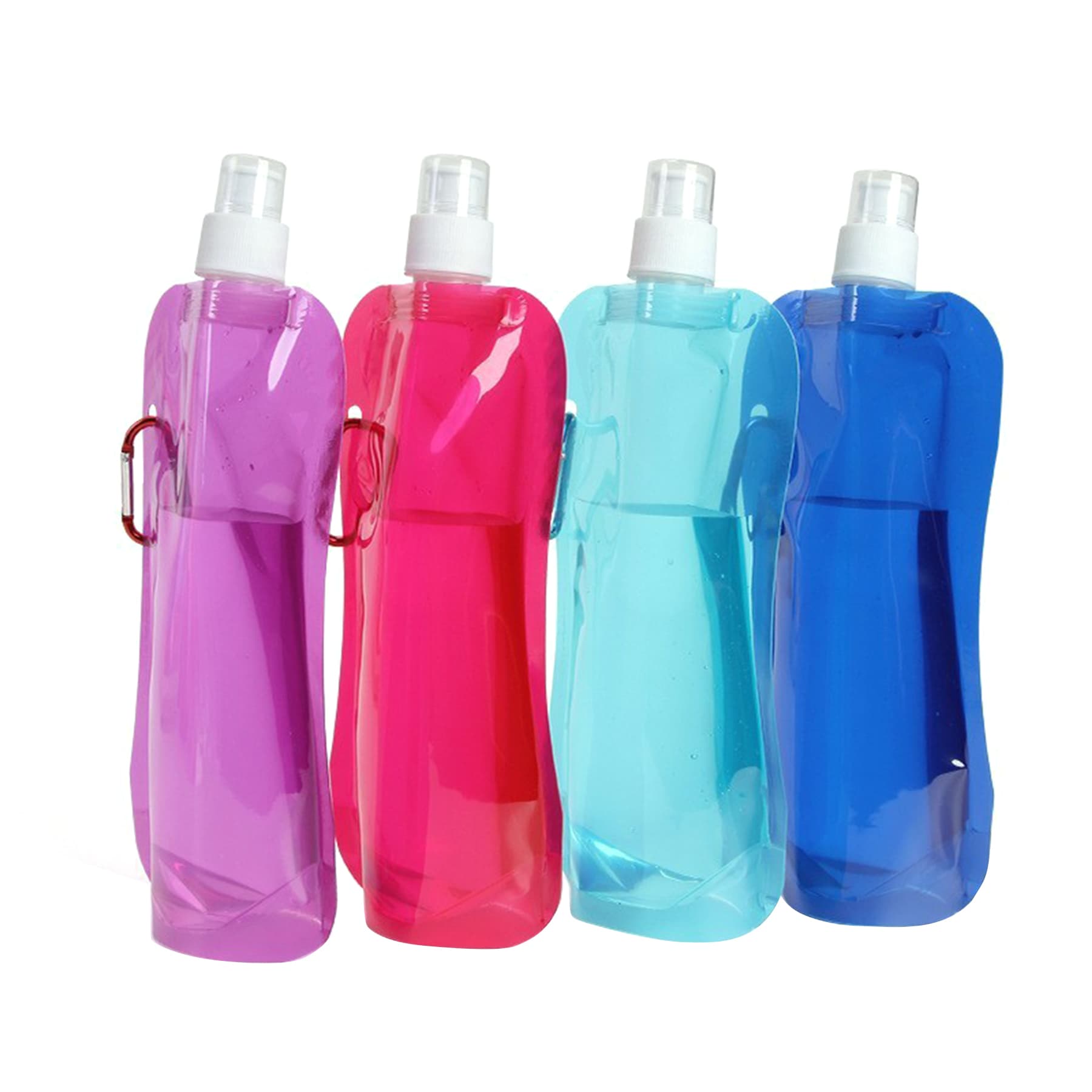 500ml PE Collapsible Water Bag Clip For Sports thumbnail 3