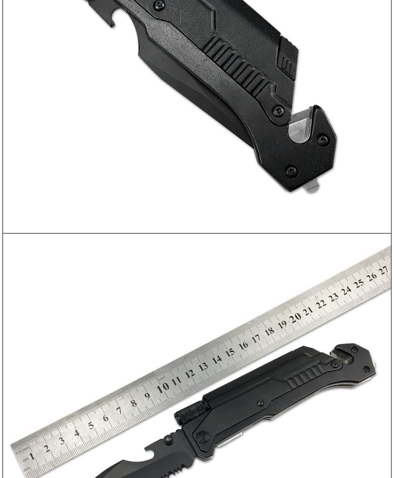 6-in-1 Survival Tactical Military Folding Pocket Knives with thumbnail 7