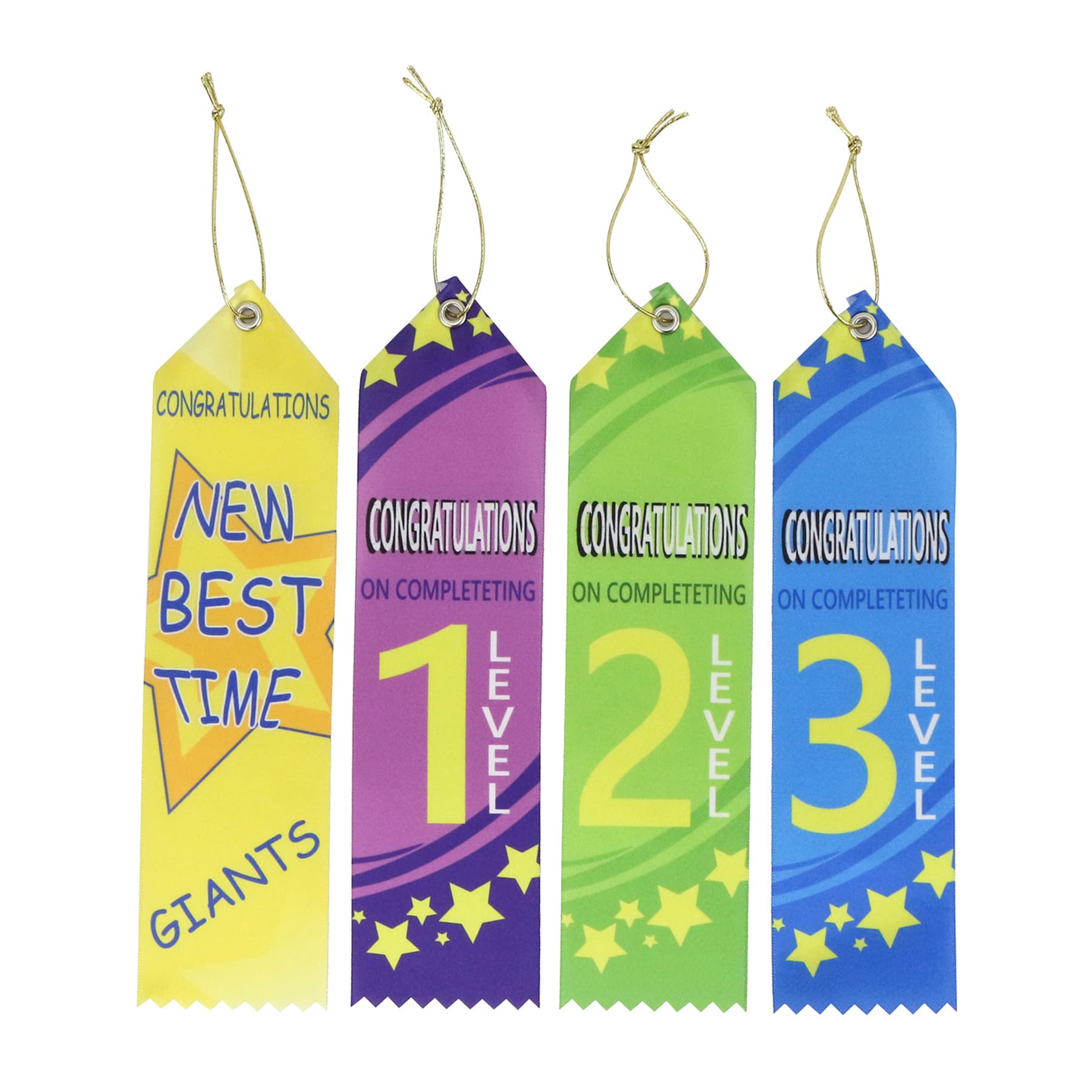 2"x6" Sublimated Polyester Award Ribbons thumbnail 12