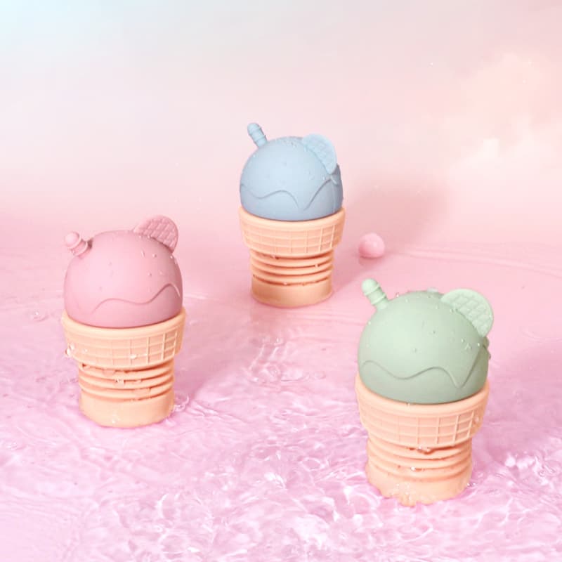 Silicone Ice Cream Bathroom Toys for Kids thumbnail 3