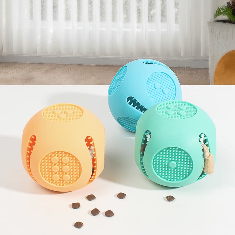 Silicone Best dice Dental Chew Dog Toy thumbnail 2