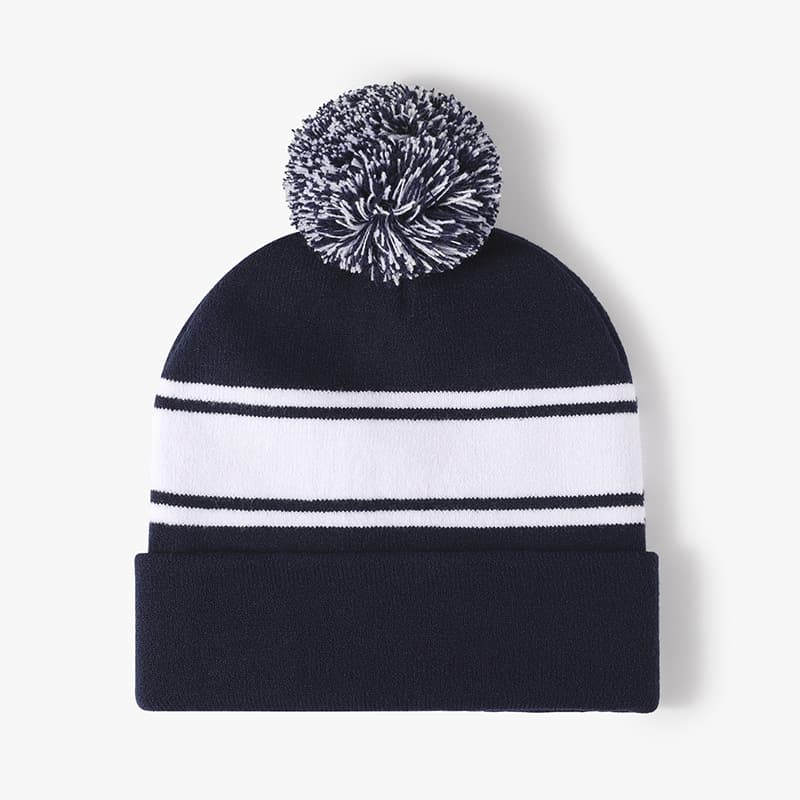 Youth Custom Knit Pom Beanie thumbnail 3