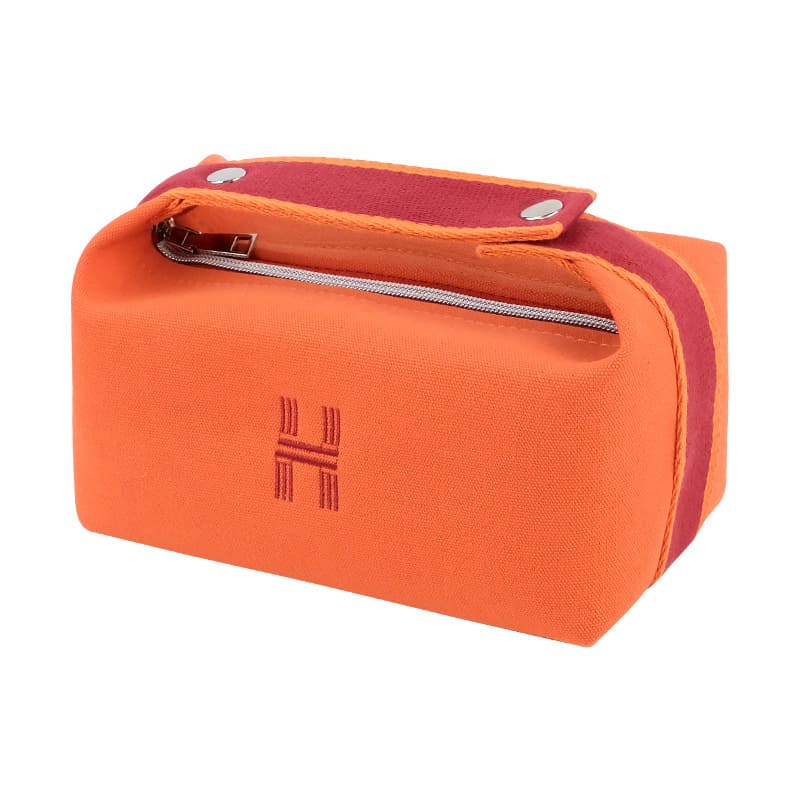 Canvas Portable Travel Cosmetic Bag thumbnail 4