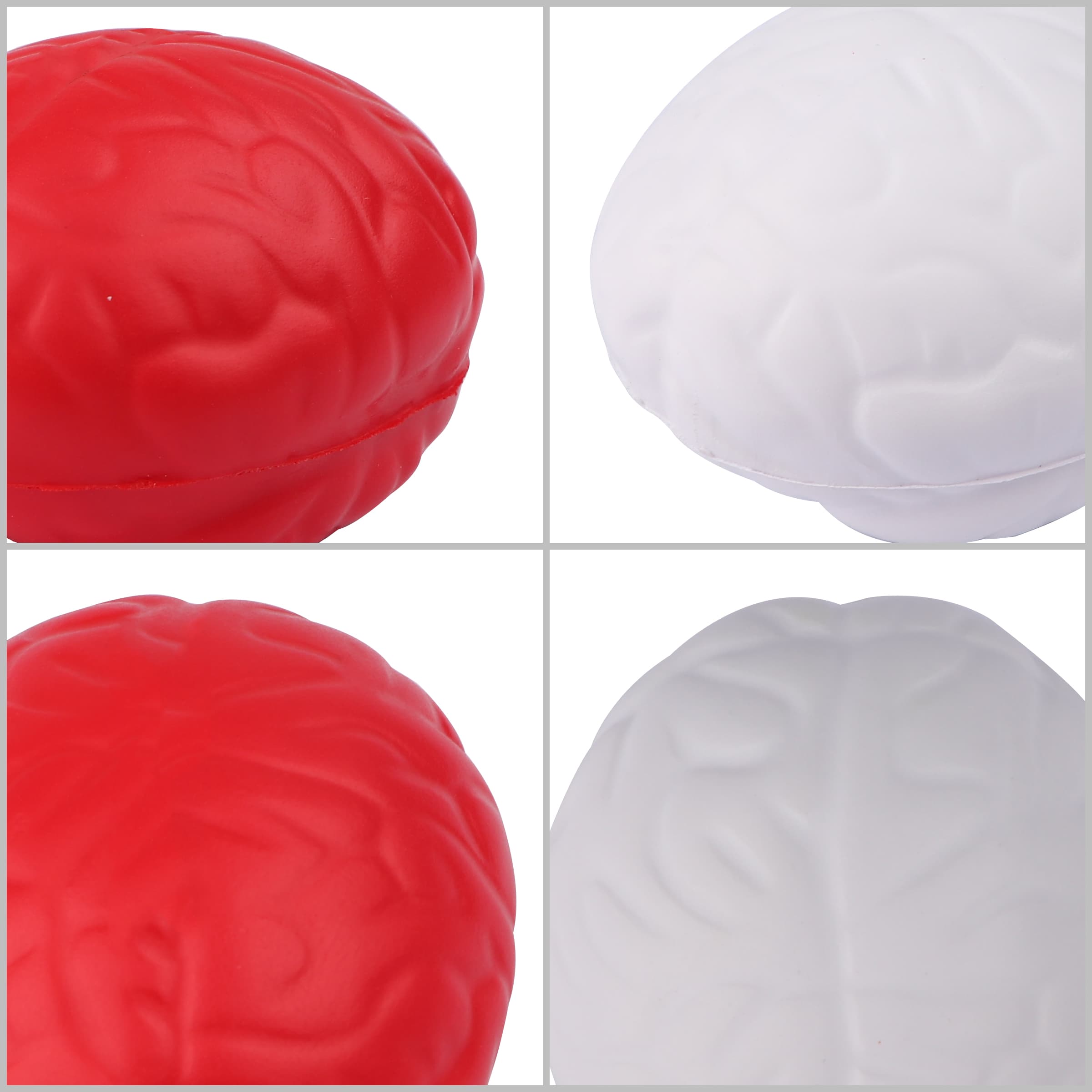 2.75" Custom PU Brain Stress Ball Stress Relief Toys thumbnail 2