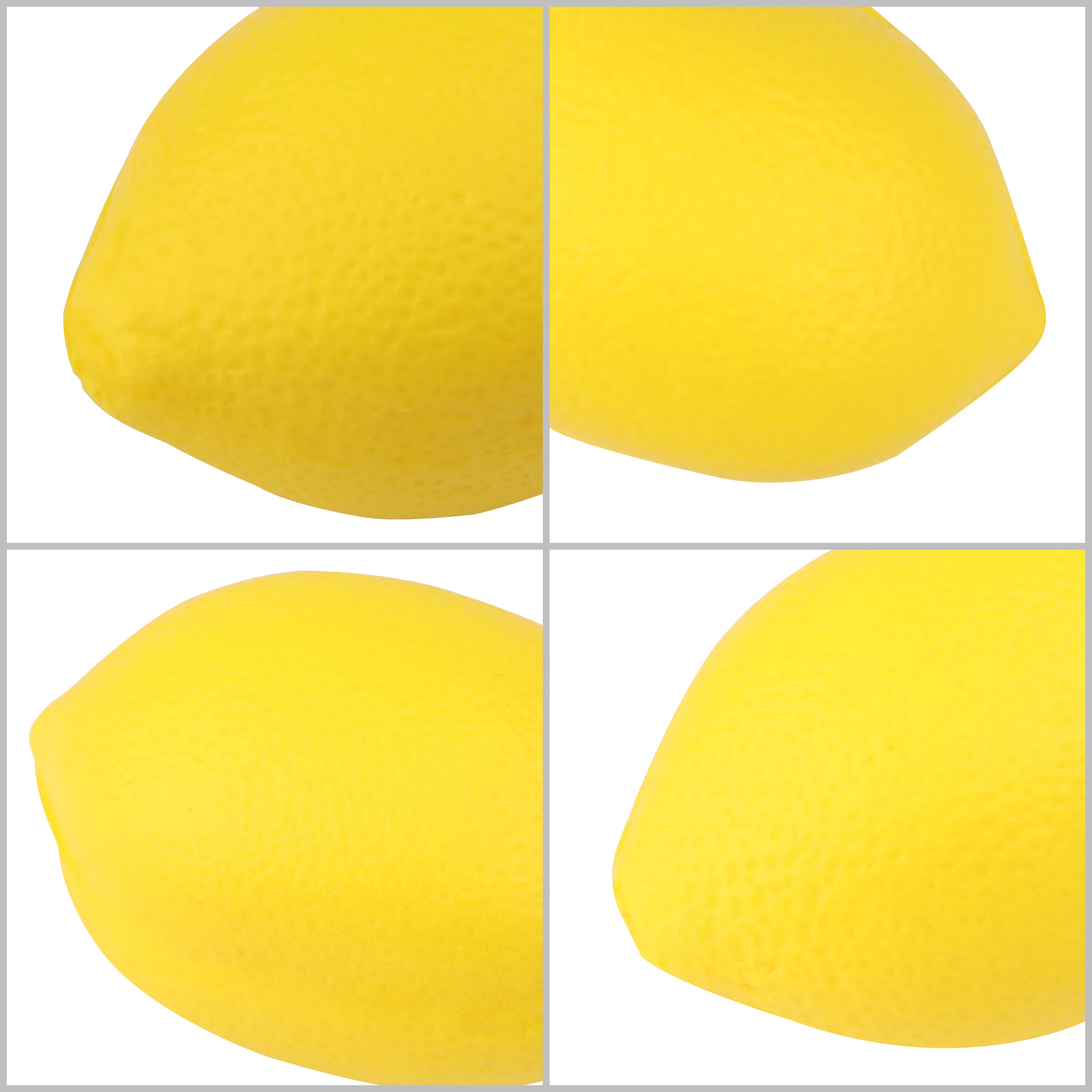 2.1"x1.4" Soft PU Lemon Shape Relieve Stress Balls thumbnail 2