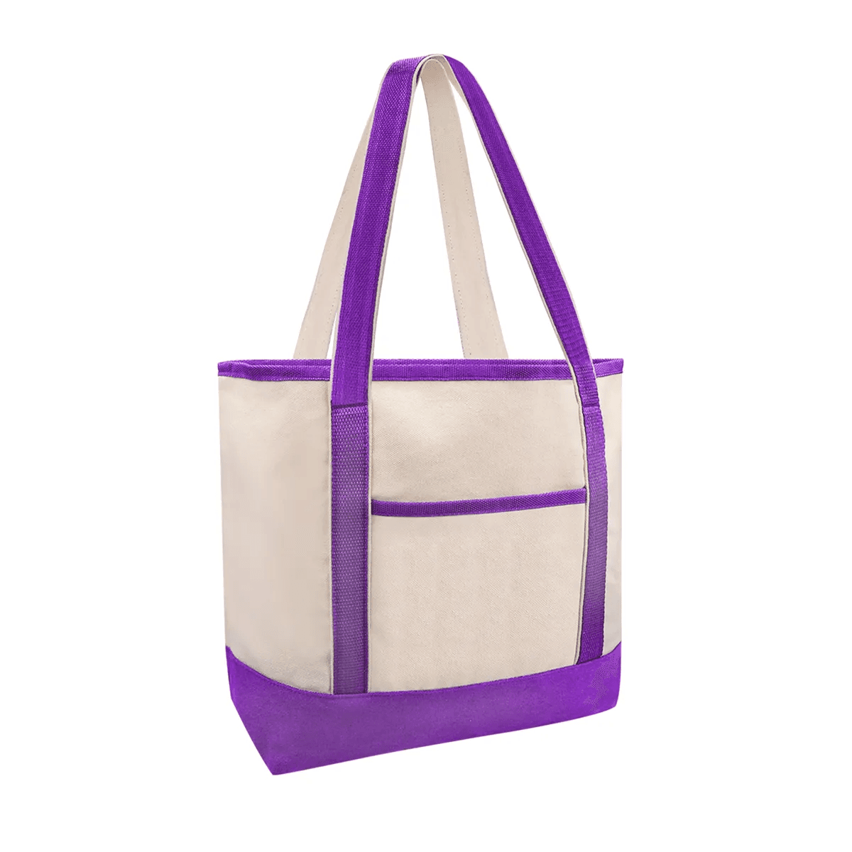 12 OZ Poly-Cotton Canvas Boat Tote Bag w/ Reinforced Handle thumbnail 8