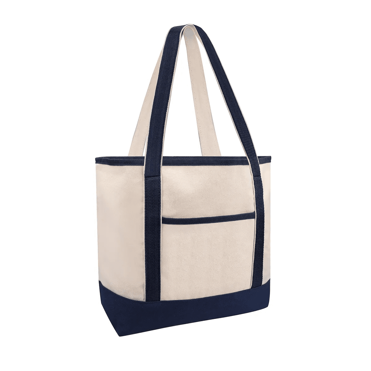 12 OZ Poly-Cotton Canvas Boat Tote Bag w/ Reinforced Handle thumbnail 7