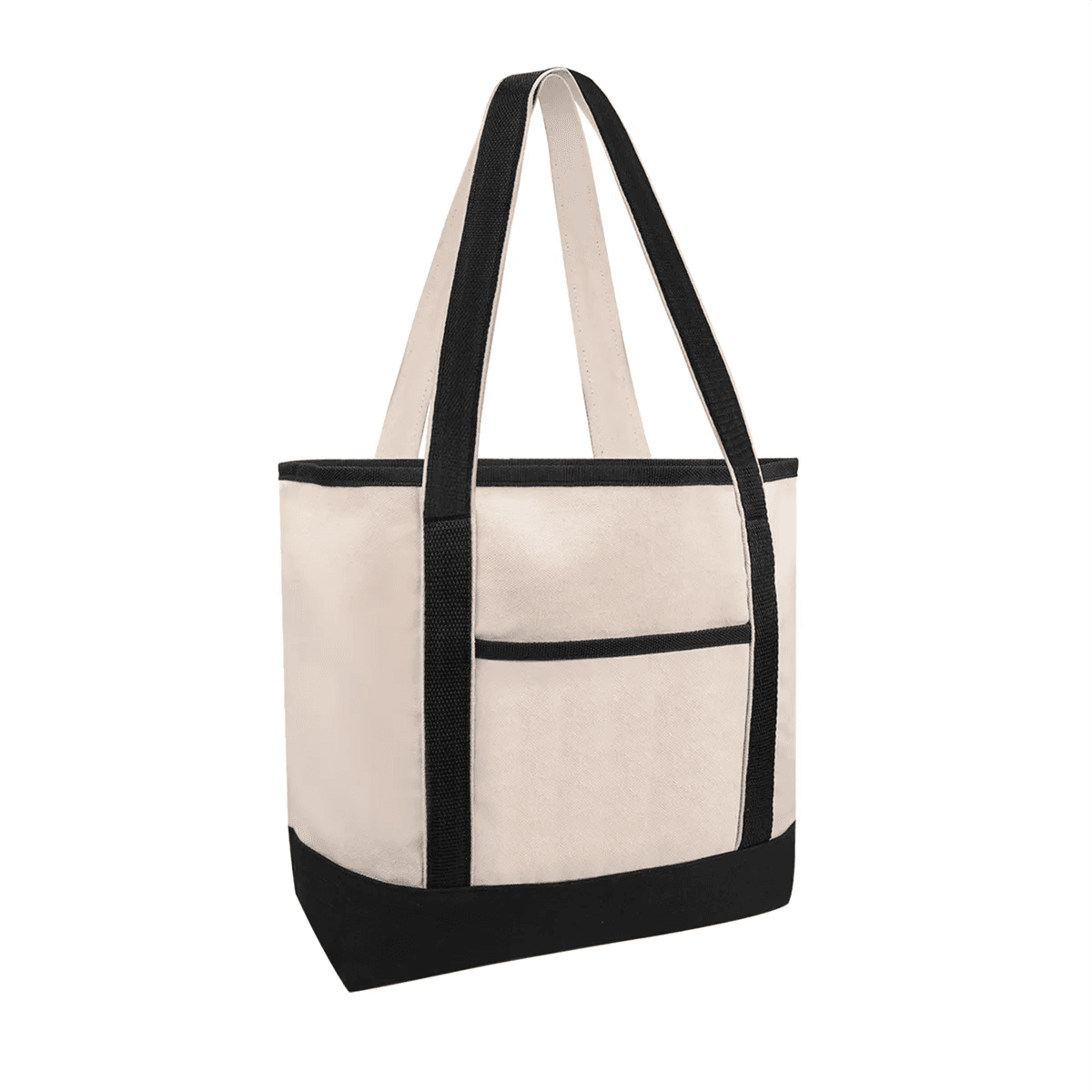 12 OZ Poly-Cotton Canvas Boat Tote Bag w/ Reinforced Handle thumbnail 5