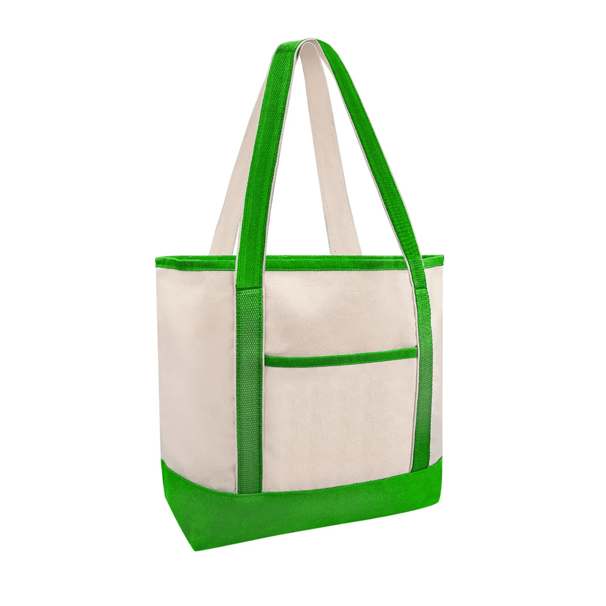 12 OZ Poly-Cotton Canvas Boat Tote Bag w/ Reinforced Handle thumbnail 3