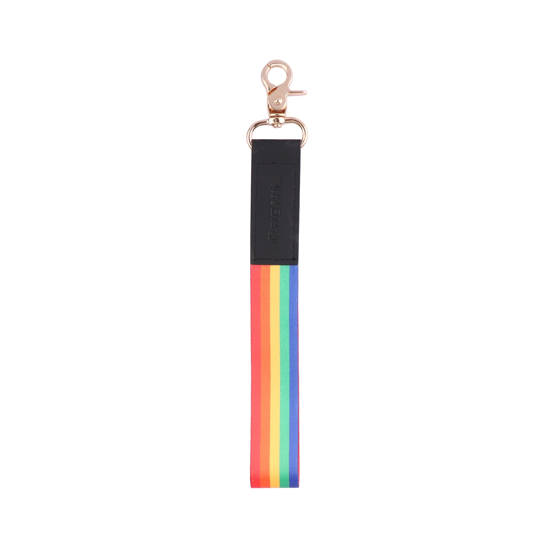 Custom Polyester Wrist Lanyard Strap Keychain W/ Swivel Hook