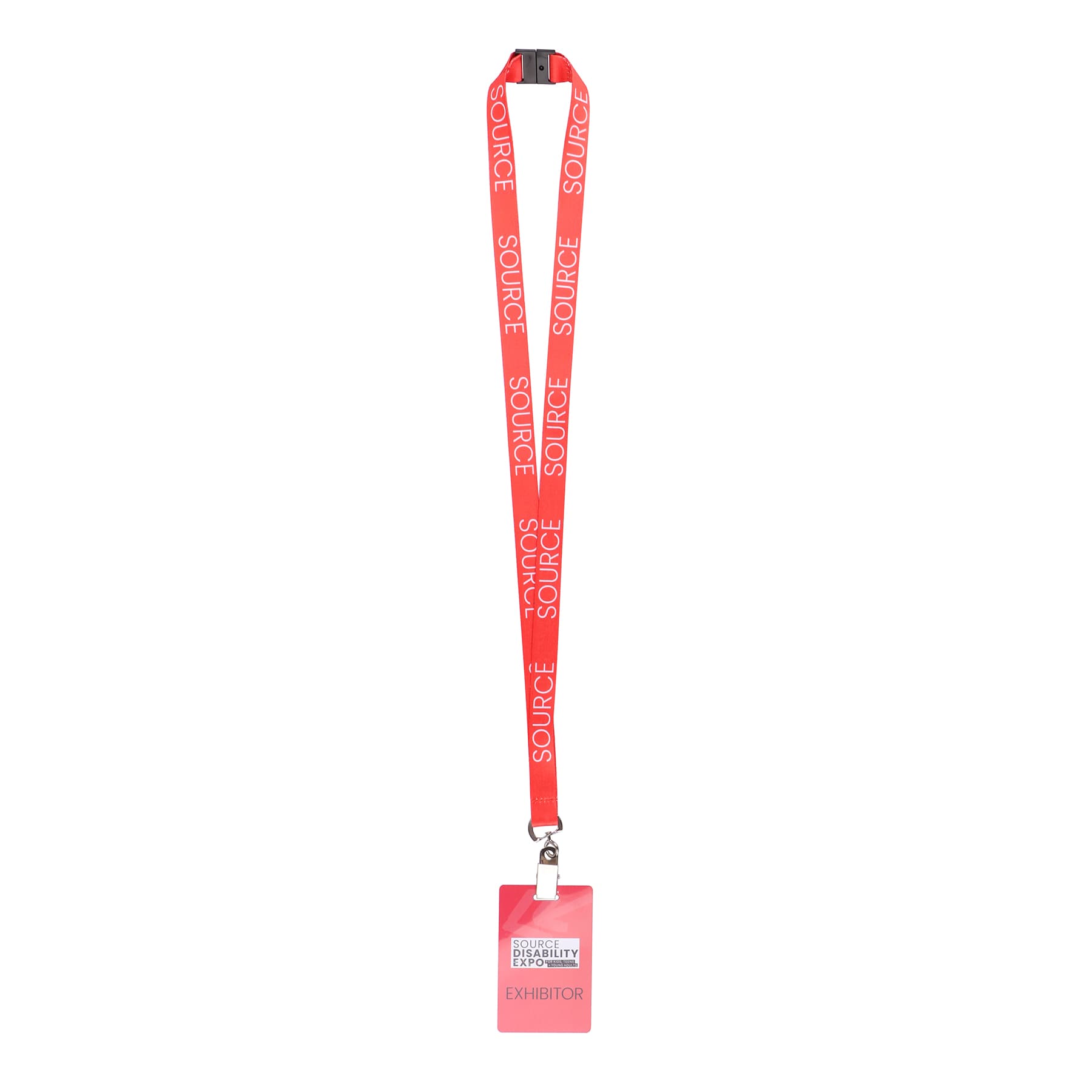 3/4" Polyester Breakaway Lanyard ID Holder Combo w/ PVC Card thumbnail 4