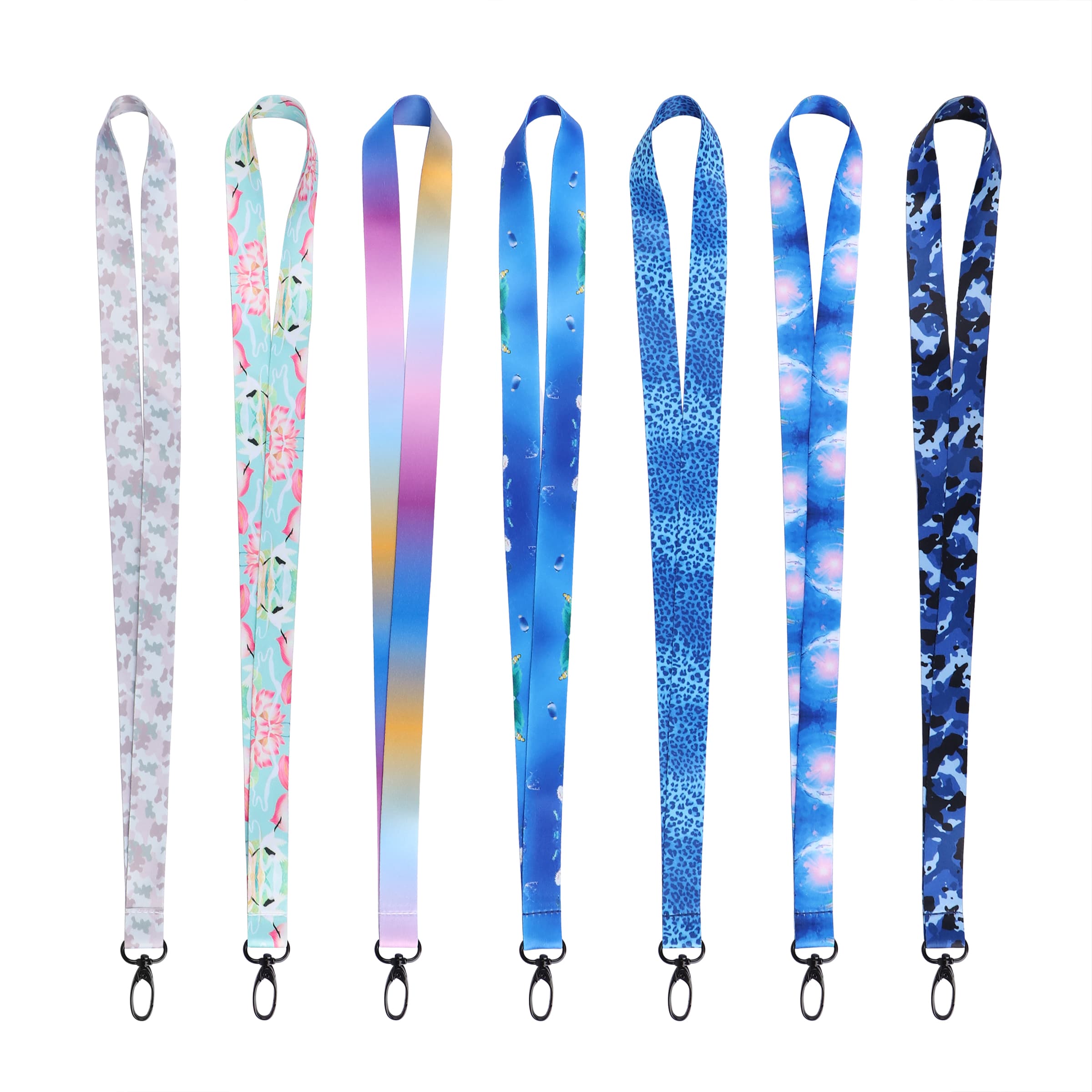 3/4" Polyester Custom Full Color Lanyard W/ Black Snap Hook thumbnail 2