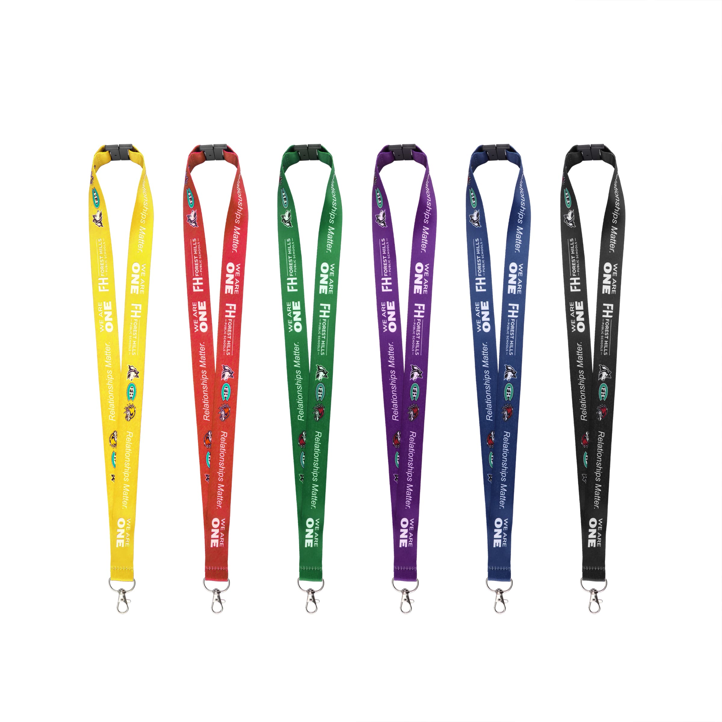 1" Polyester Breakaway Lanyard for ID Badges W/ Lobster Claw thumbnail 12