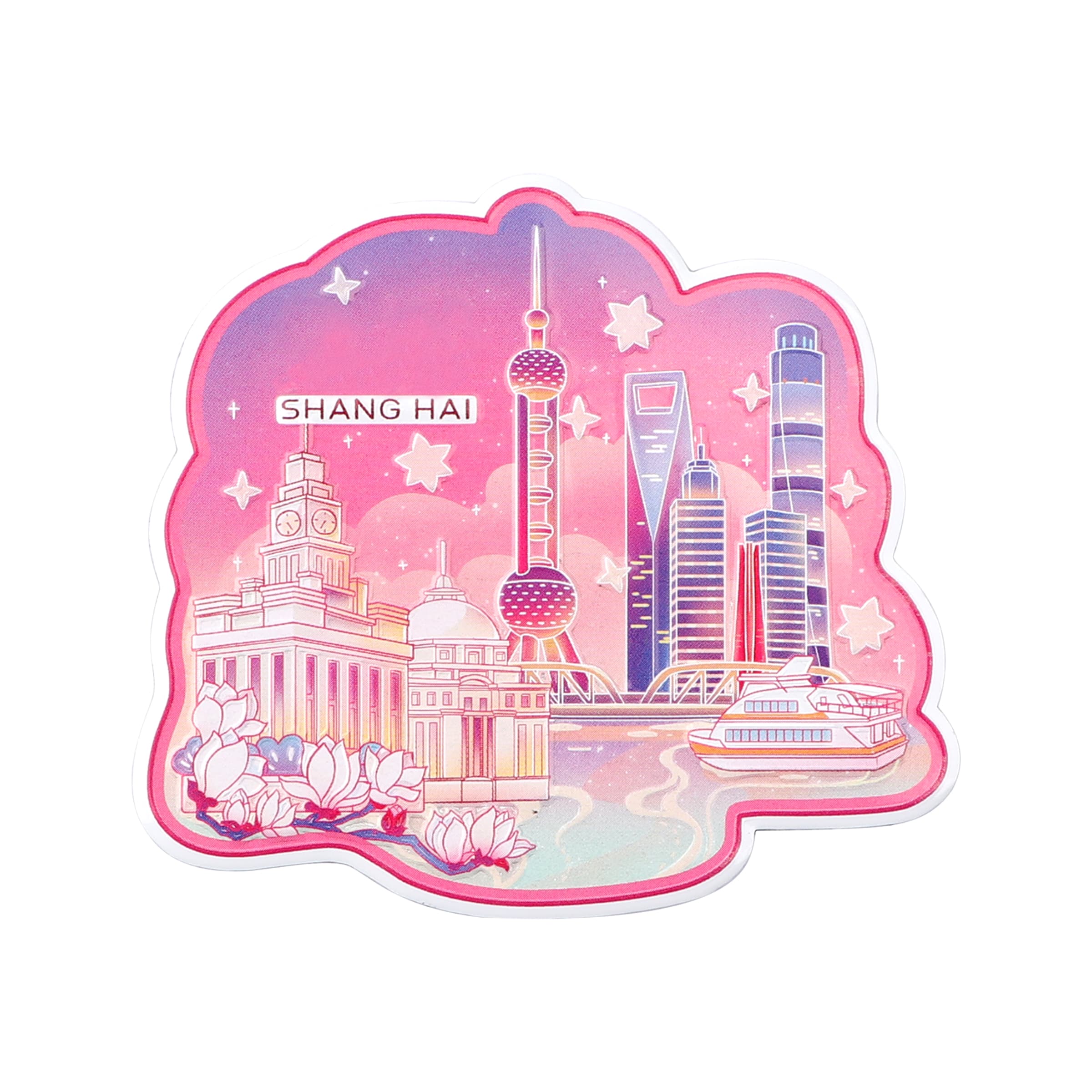 2.75"x2.55"Full Color 3D Alloy Refrigerator Magnet Gift thumbnail 3