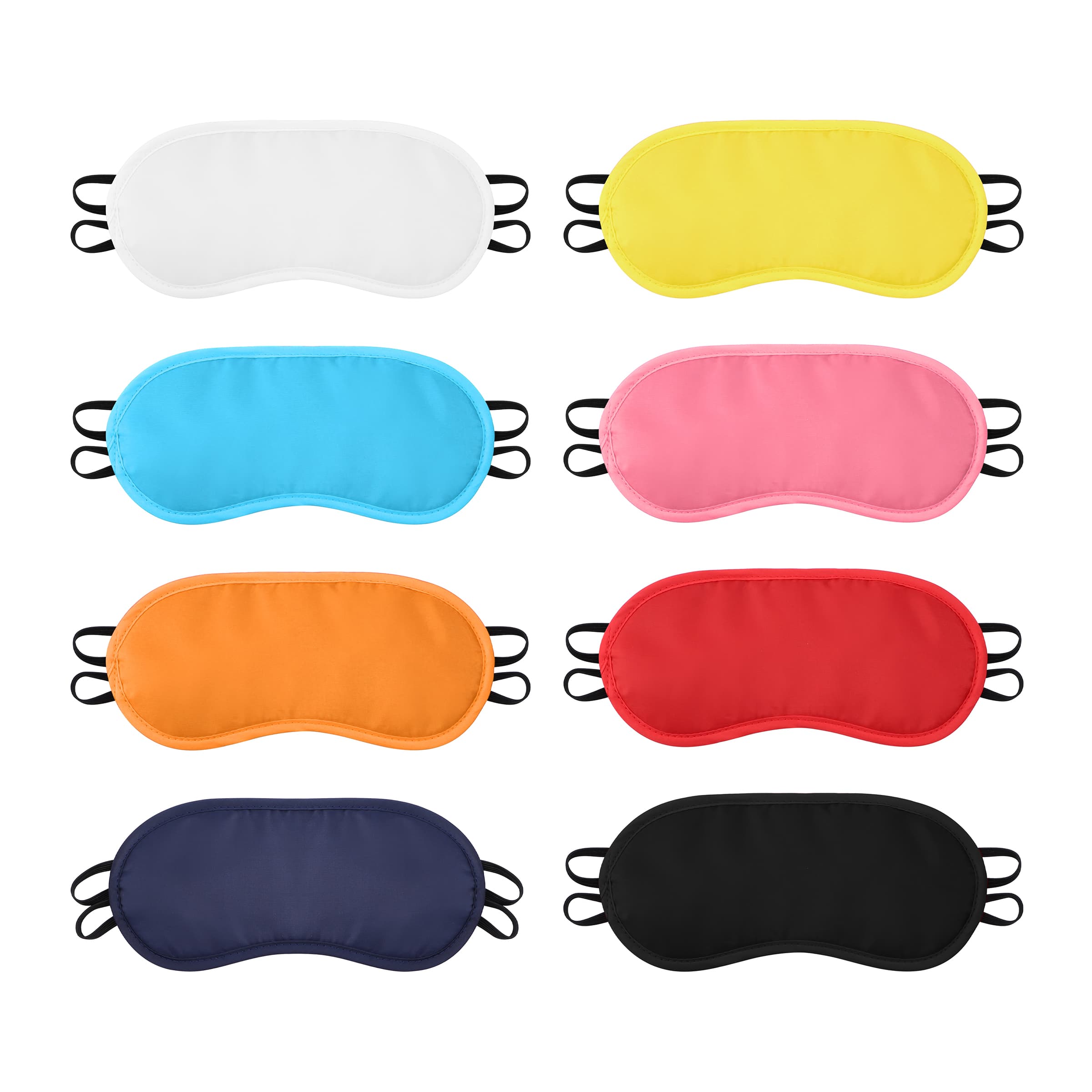 7.3" x 3.3" Polyester Sleeping Eye Mask W/ Elastic Strap thumbnail 19