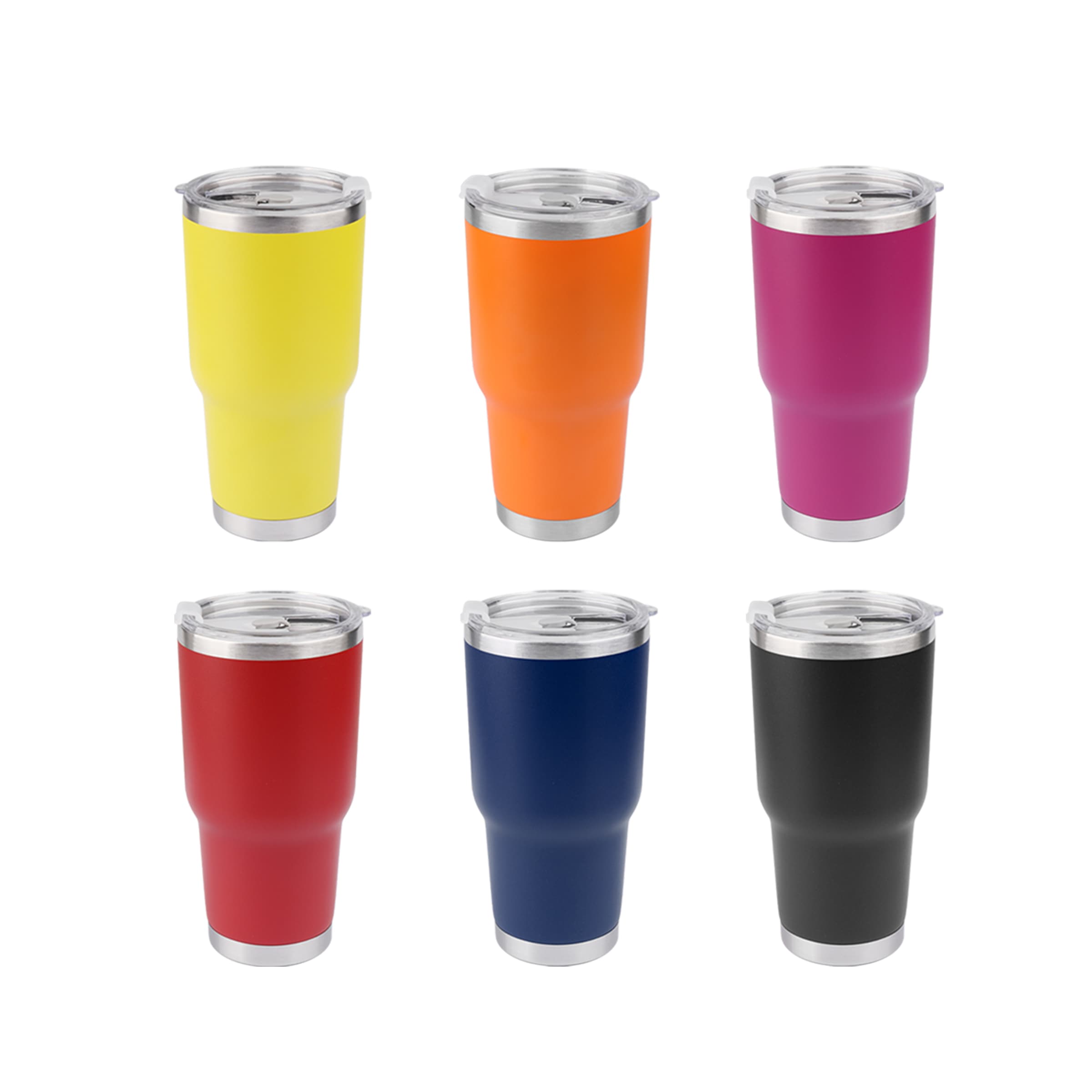 30Oz Stainless Steel Insulated Vacuum Travel Tumbler W/ Lid thumbnail 14