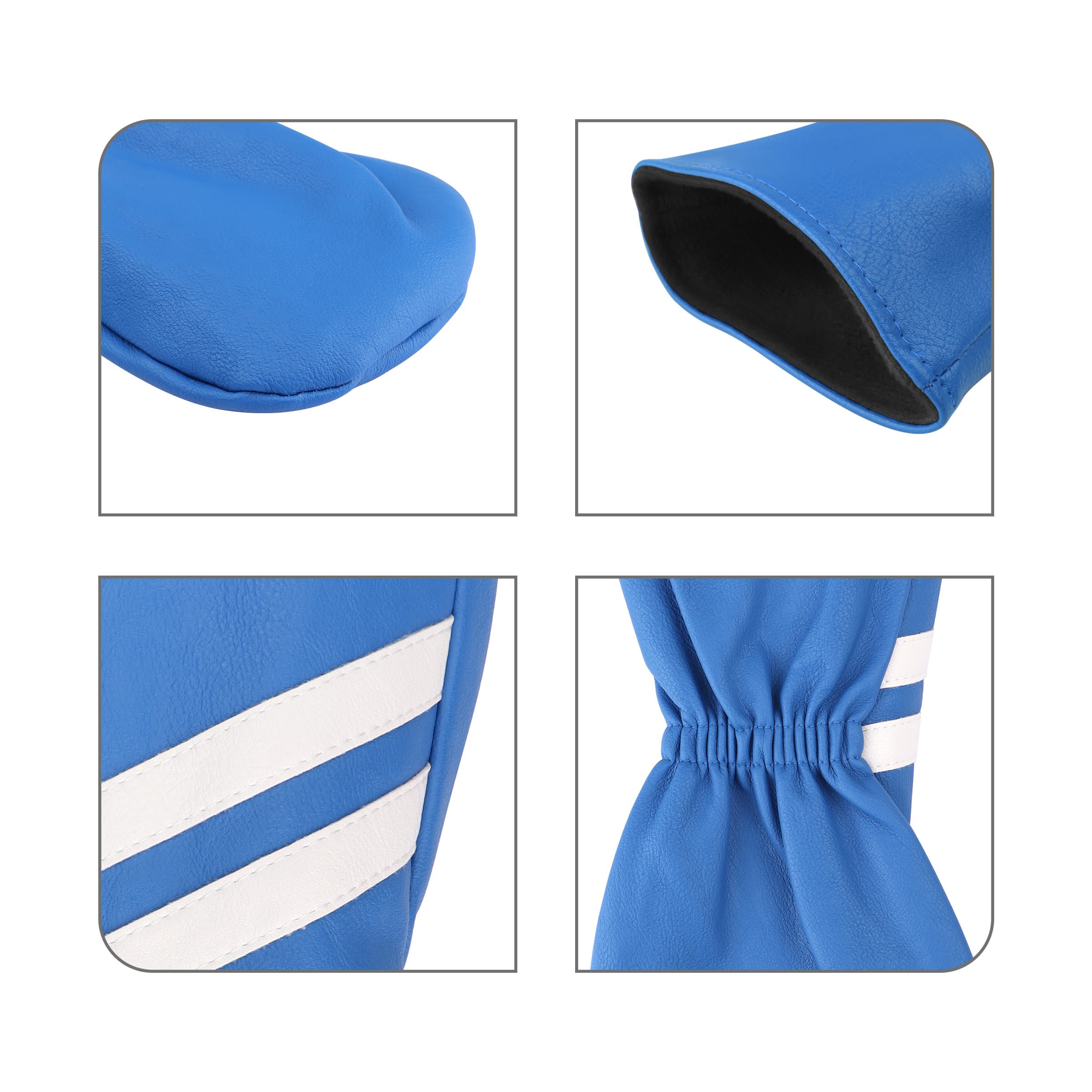 Custom PU Leather Golf Head Cover Wood Driver Headcovers thumbnail 2