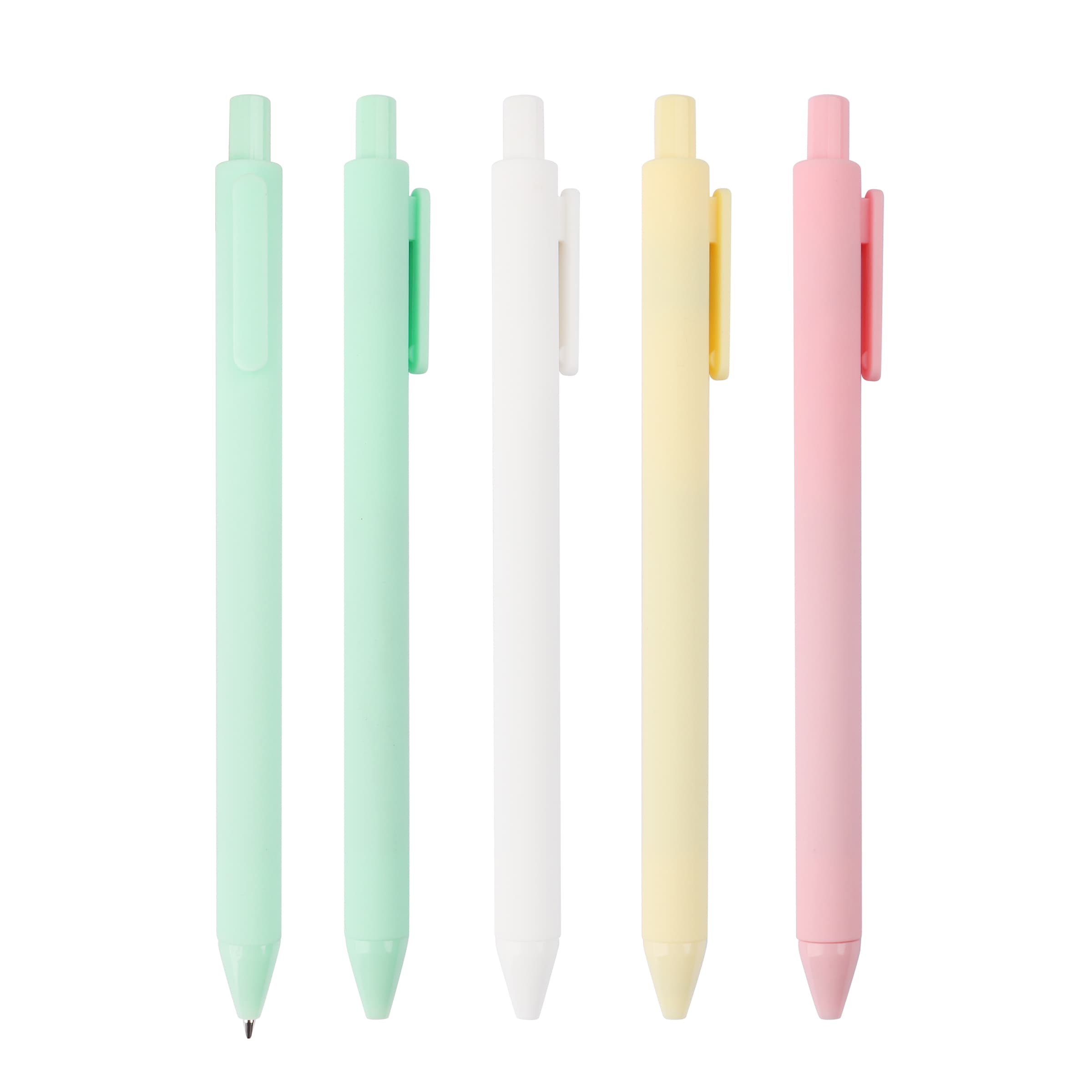 0.5mm Fine Point Plastic Retractable Gel Pens W/ Clip thumbnail 8
