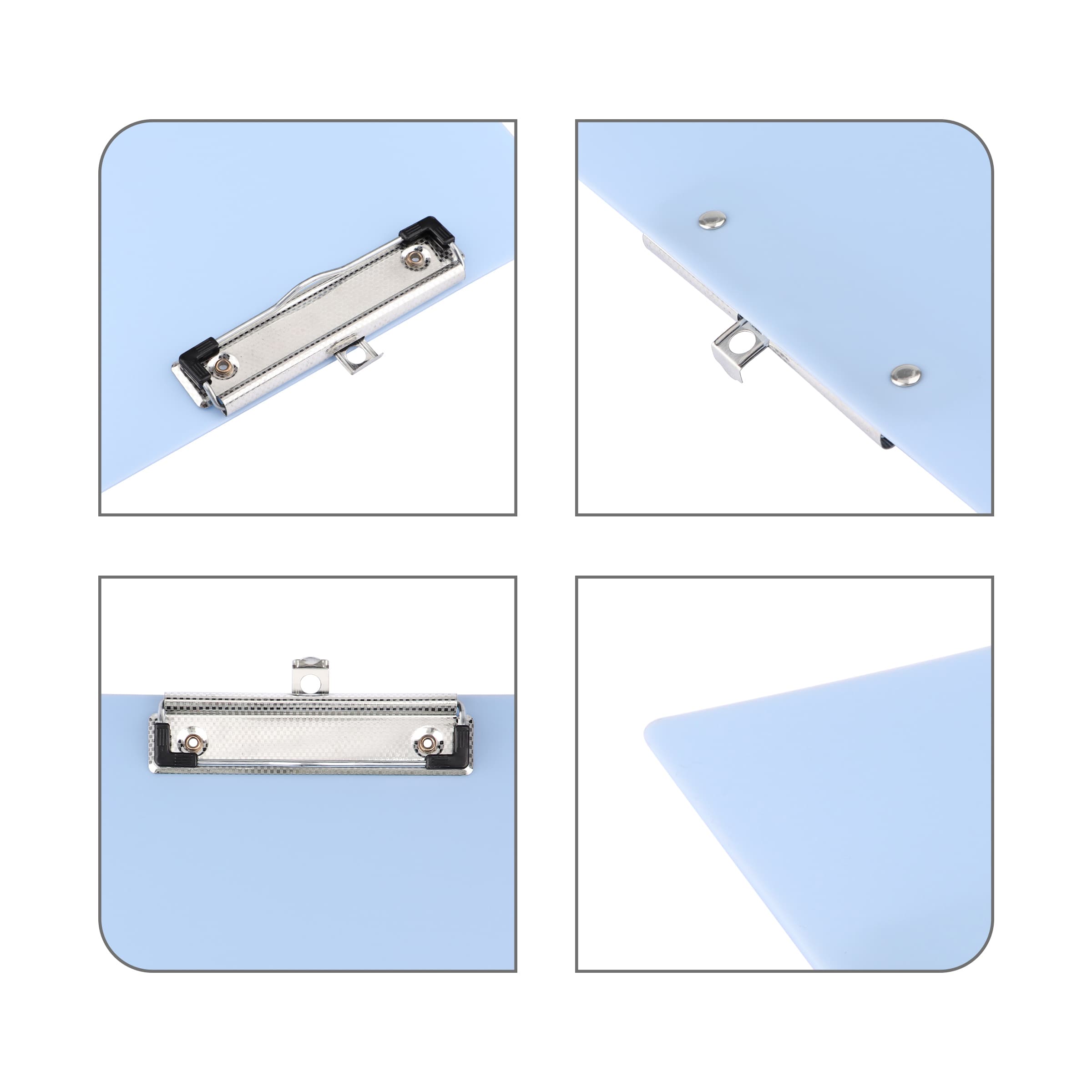 A4 Plastic Clipboards W/ Metal Clip & Hanging Hole thumbnail 14