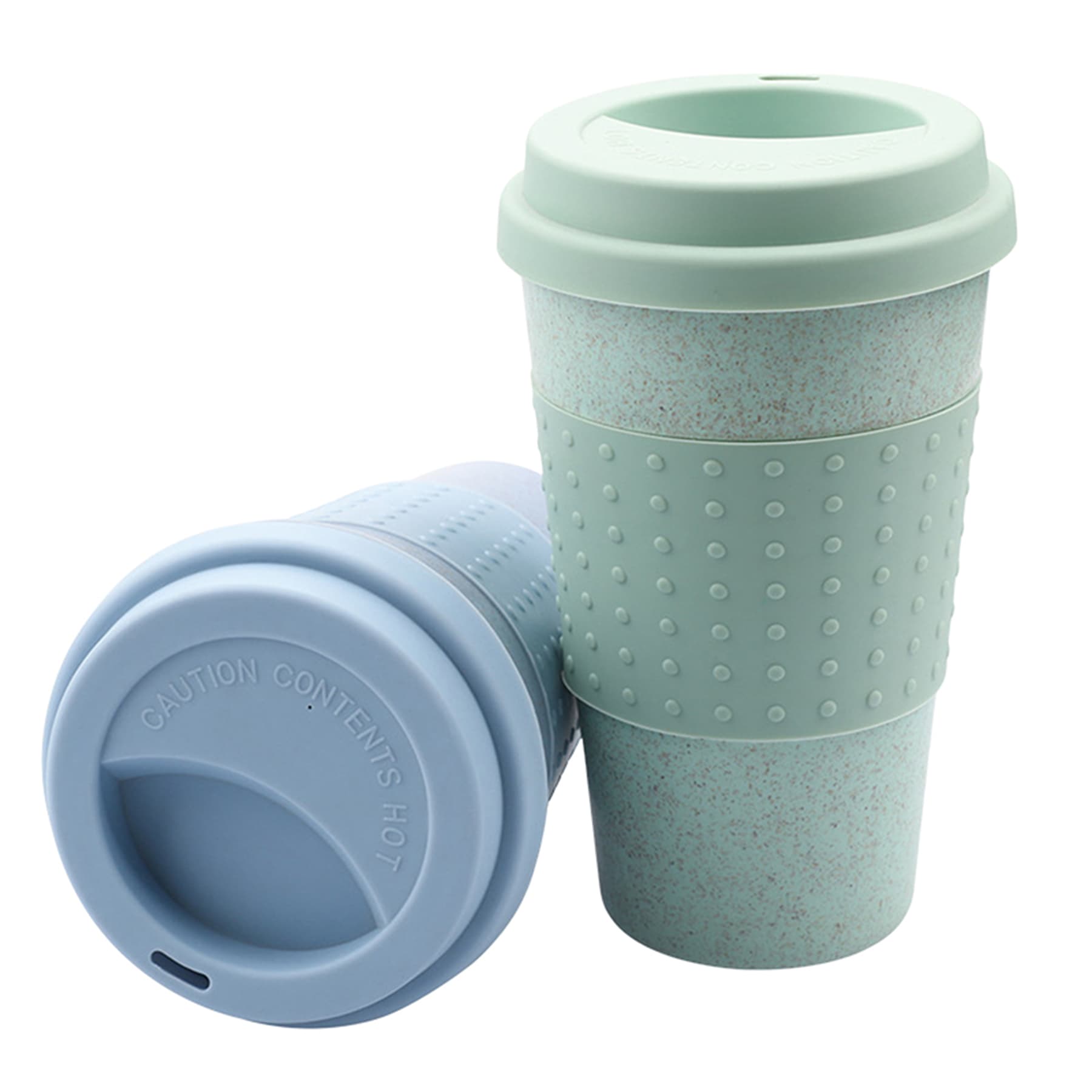 Tumbler 12oz Wheat straw BPA-Free Travel Mug thumbnail 3
