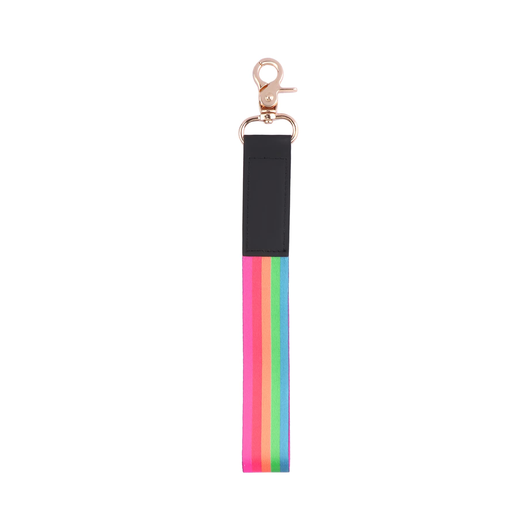 Custom Polyester Wrist Lanyard Strap Keychain W/ Swivel Hook thumbnail 2