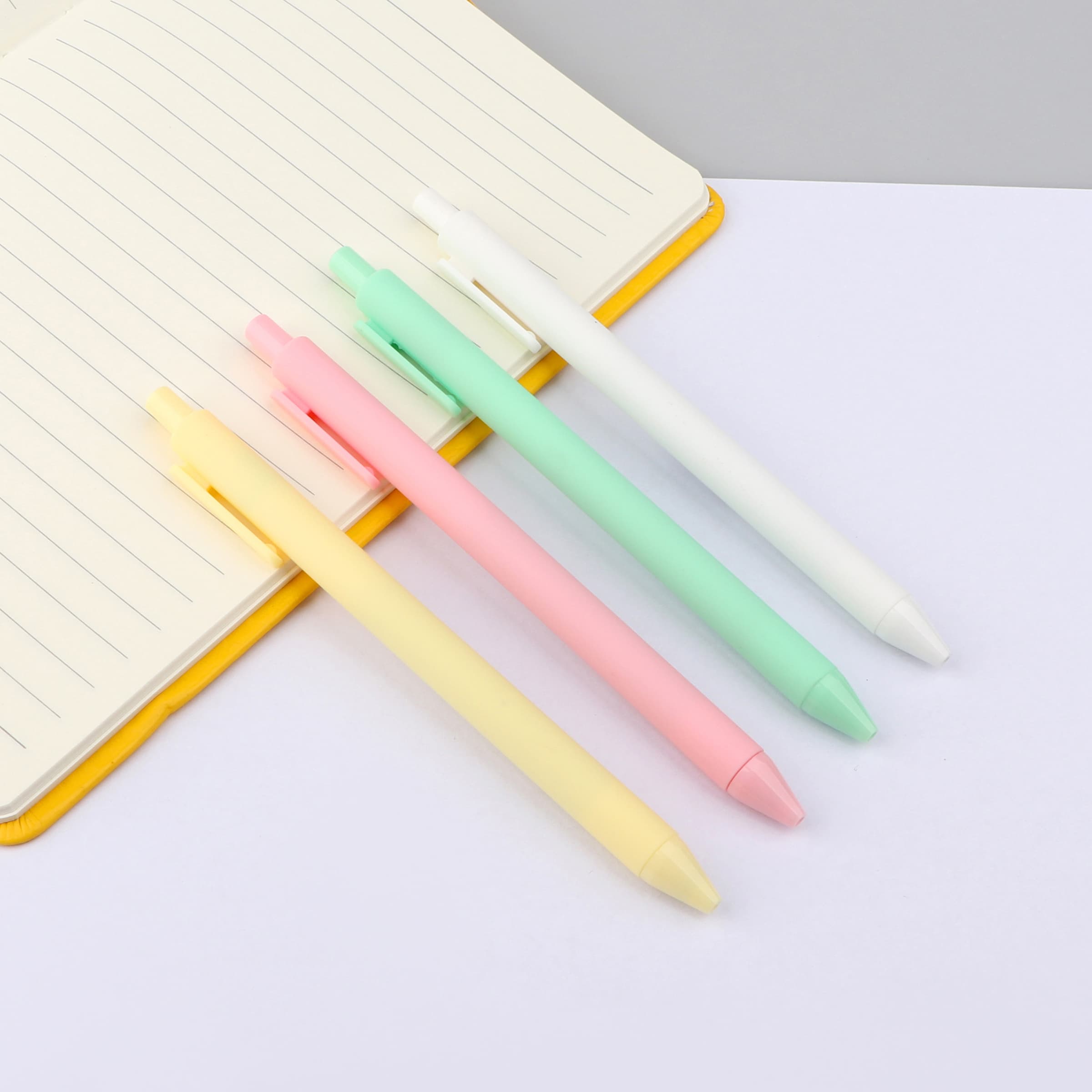 0.5mm Fine Point Plastic Retractable Gel Pens W/ Clip thumbnail 10