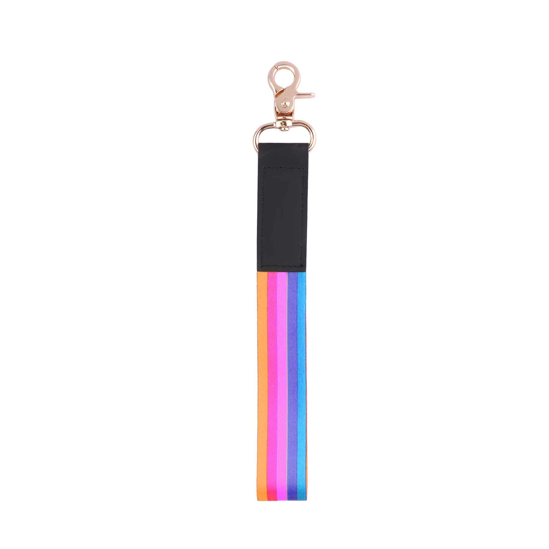Custom Polyester Wrist Lanyard Strap Keychain W/ Swivel Hook thumbnail 5