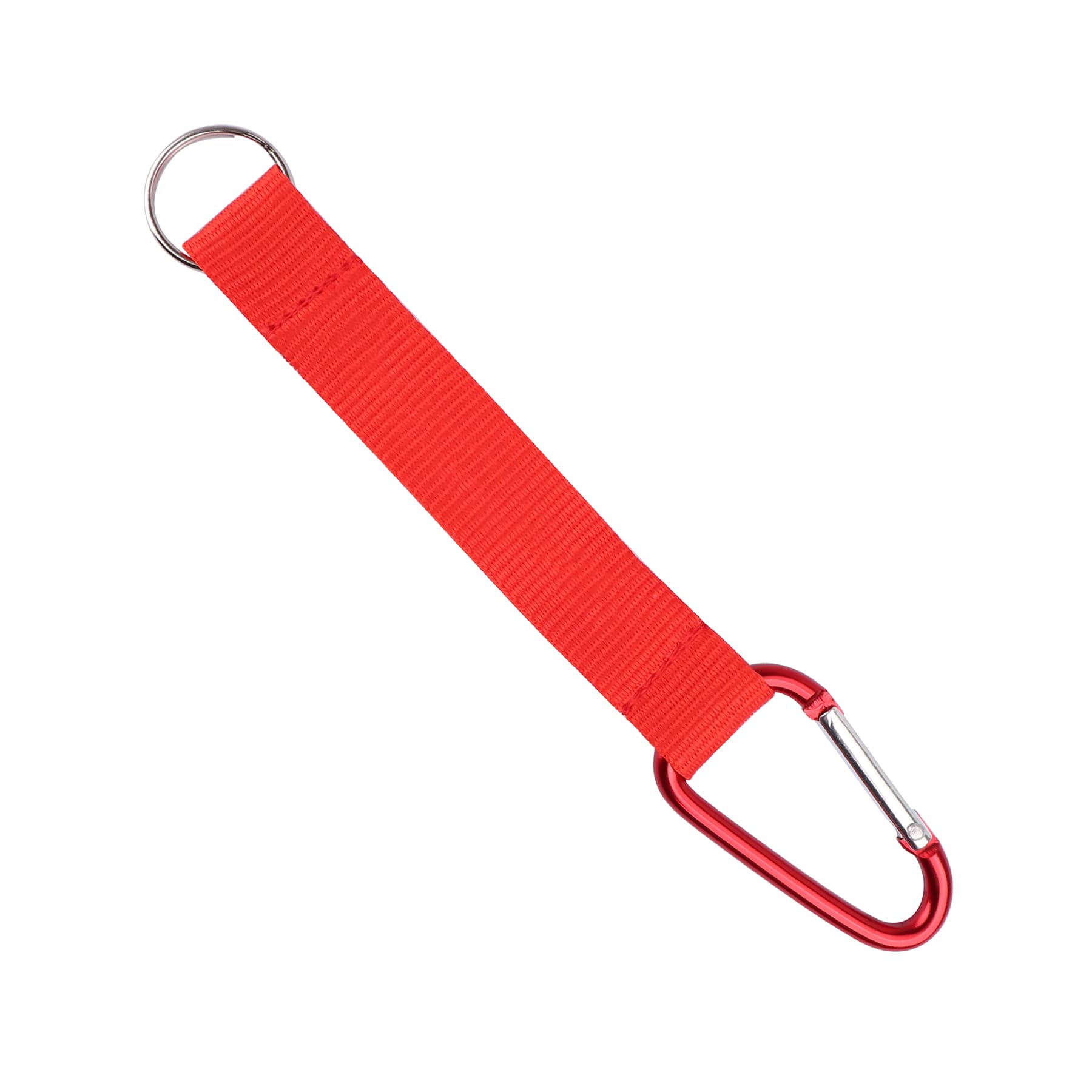 3/4" Polyester Carabiner Lanyard Keychain Strap W/ Keyring thumbnail 9