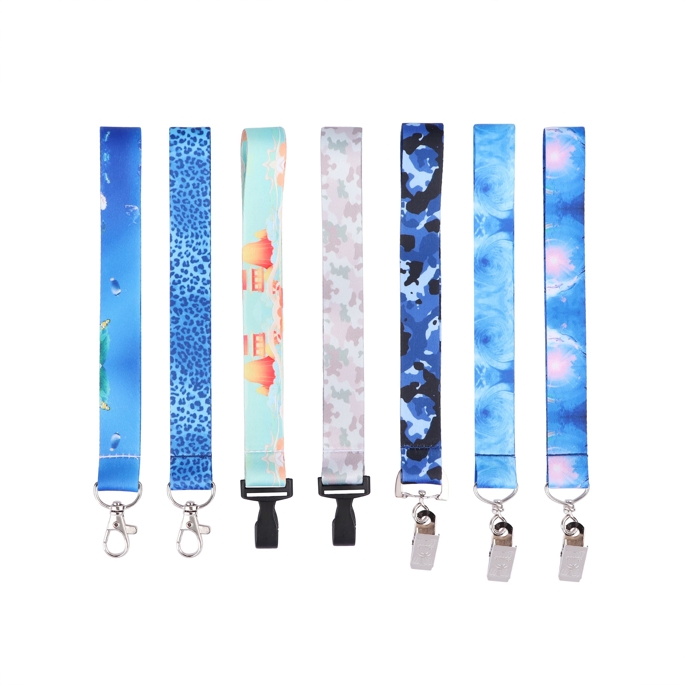 3/4" Full Color Polyester Wrist Lanyard Keychain thumbnail 7