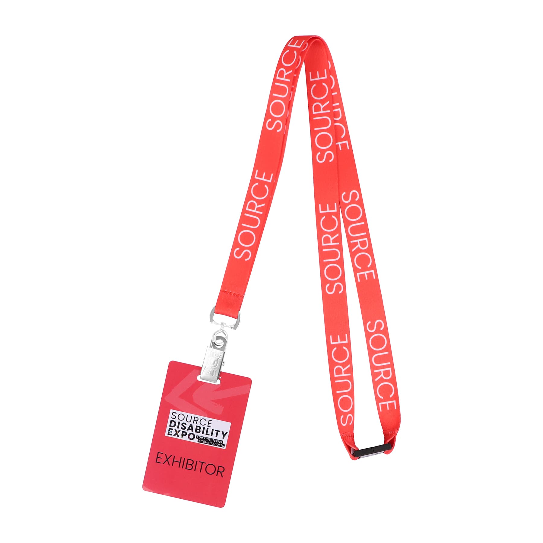 3/4" Polyester Breakaway Lanyard ID Holder Combo w/ PVC Card thumbnail 8