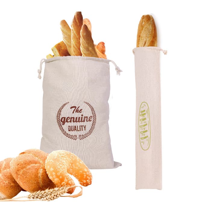 Natural Linen Bread Bags
