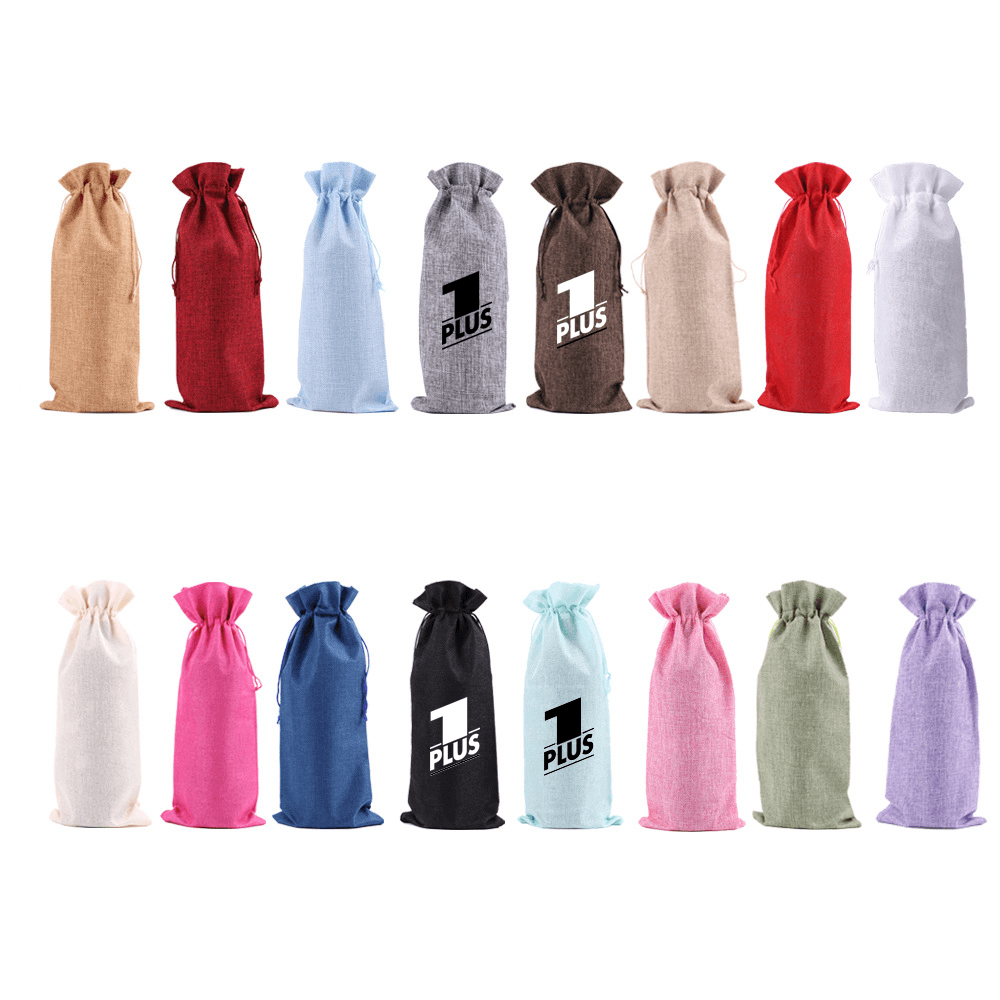 Linen Wine Bag