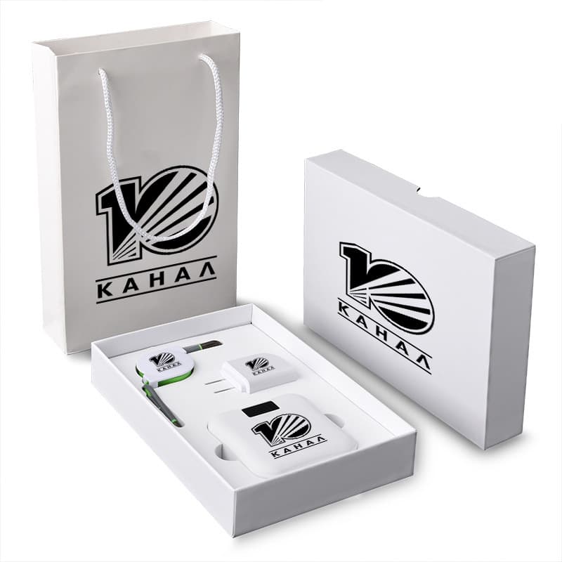 3 in 1 Charging Cable & Wall Charger & Power Bank Gift Set
