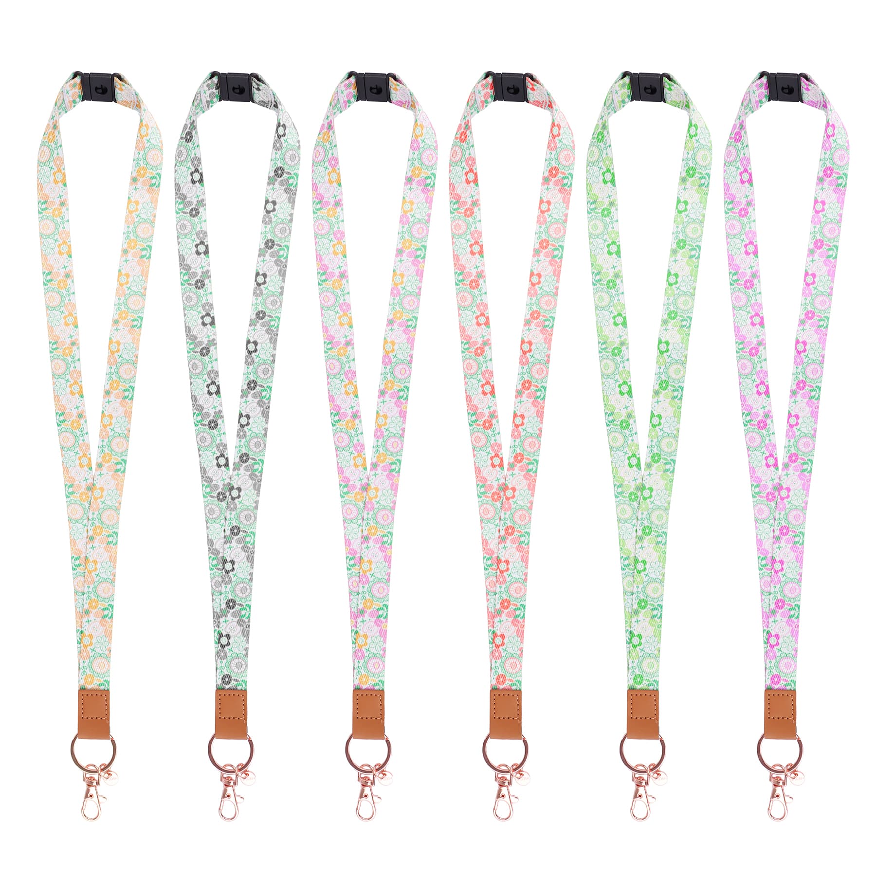 3/4" Polyester Breakaway Lanyard ID Badge Holder W/ Hook thumbnail 2