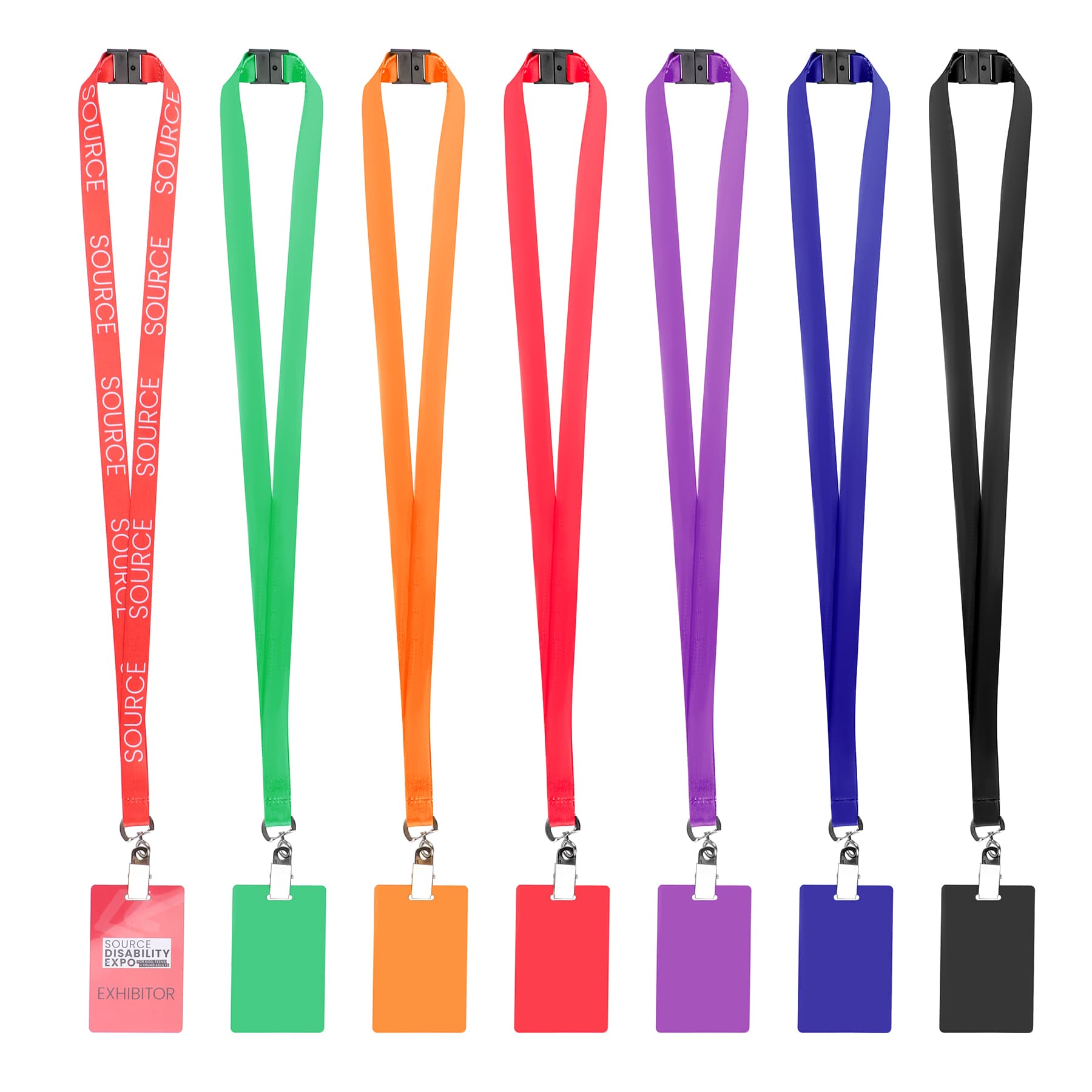 3/4" Polyester Breakaway Lanyard ID Holder Combo w/ PVC Card thumbnail 9