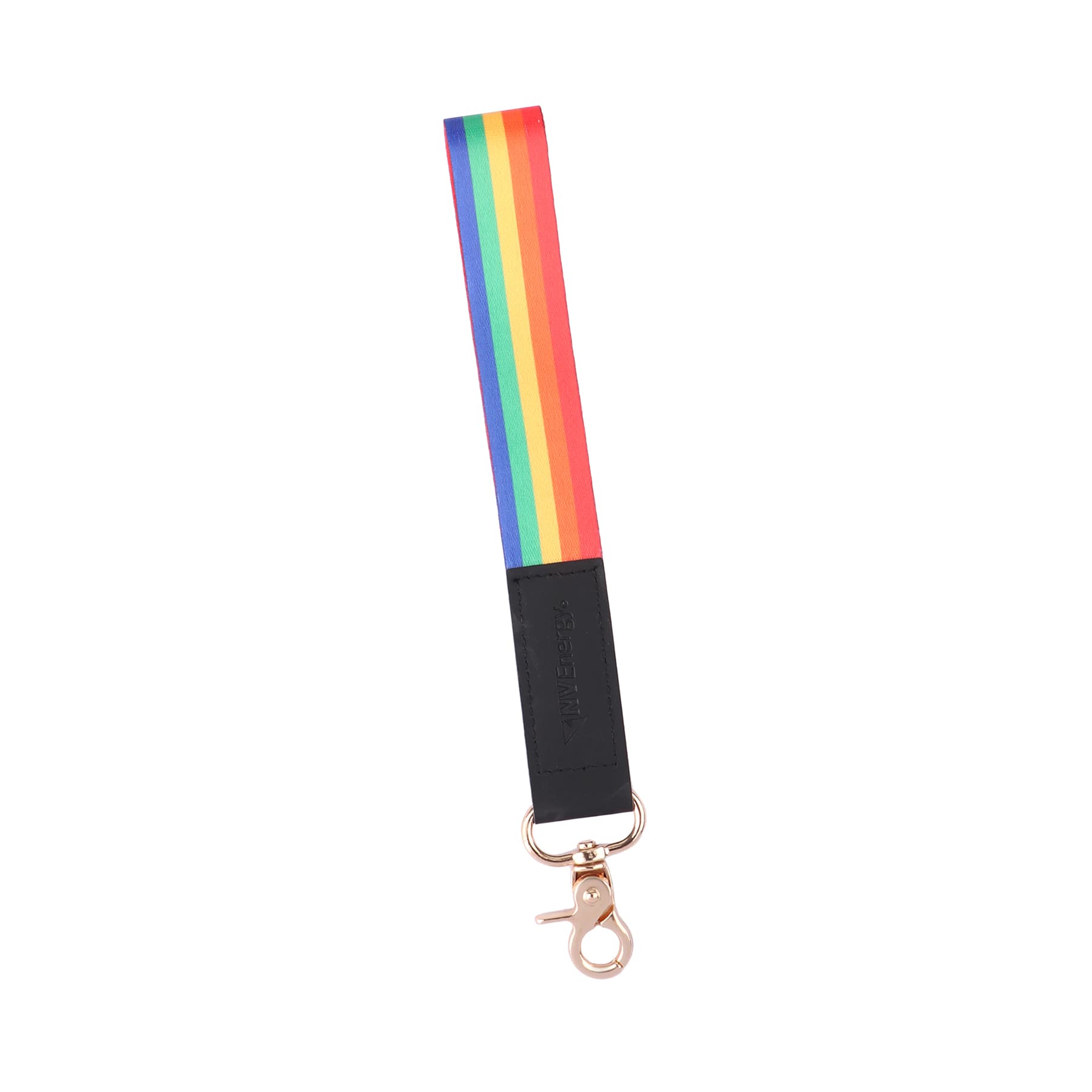Custom Polyester Wrist Lanyard Strap Keychain W/ Swivel Hook thumbnail 4