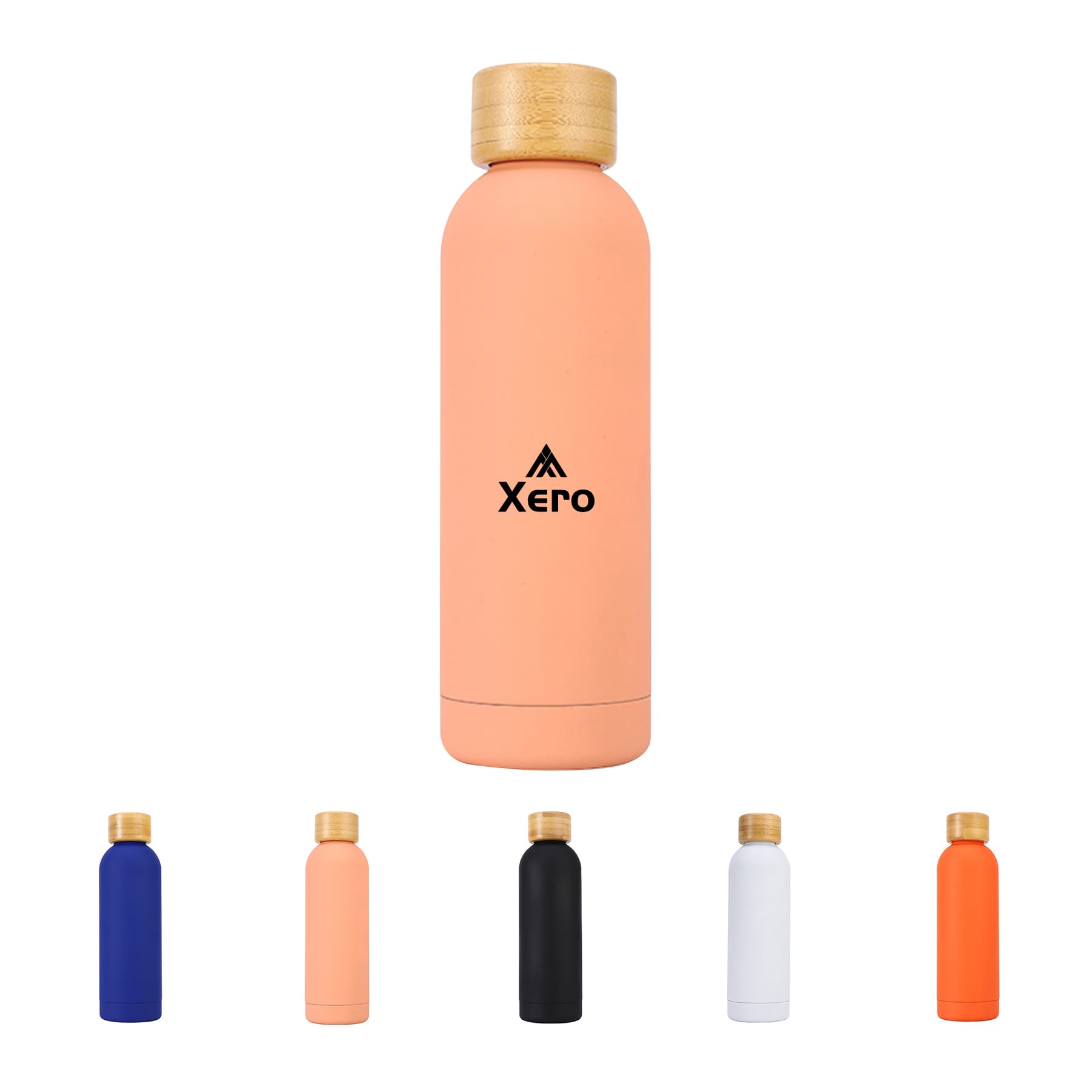 34 Oz Stainless Steel Water Bottle With Wooden Lid