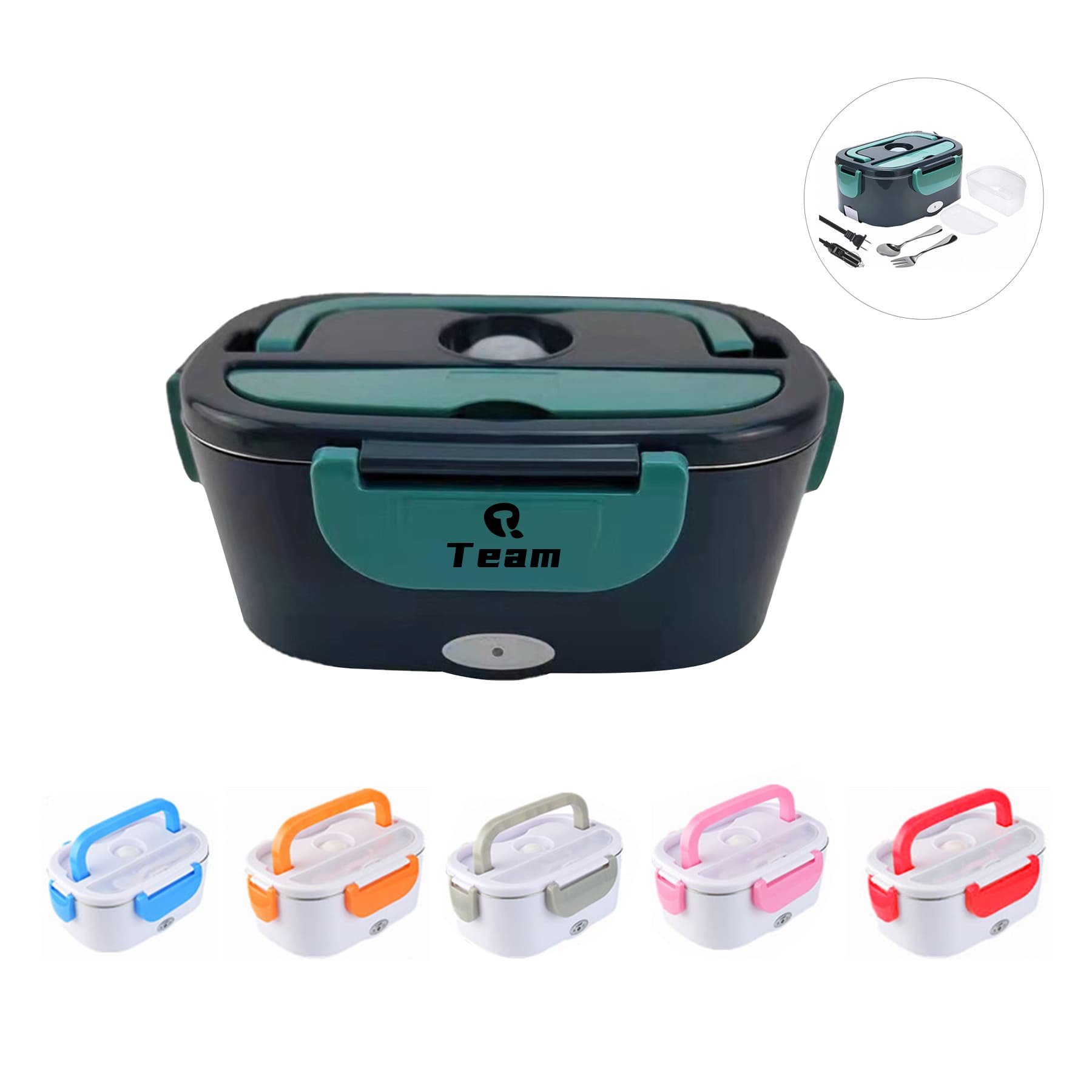 On-the-Go Electric Lunch Box Food Warmer