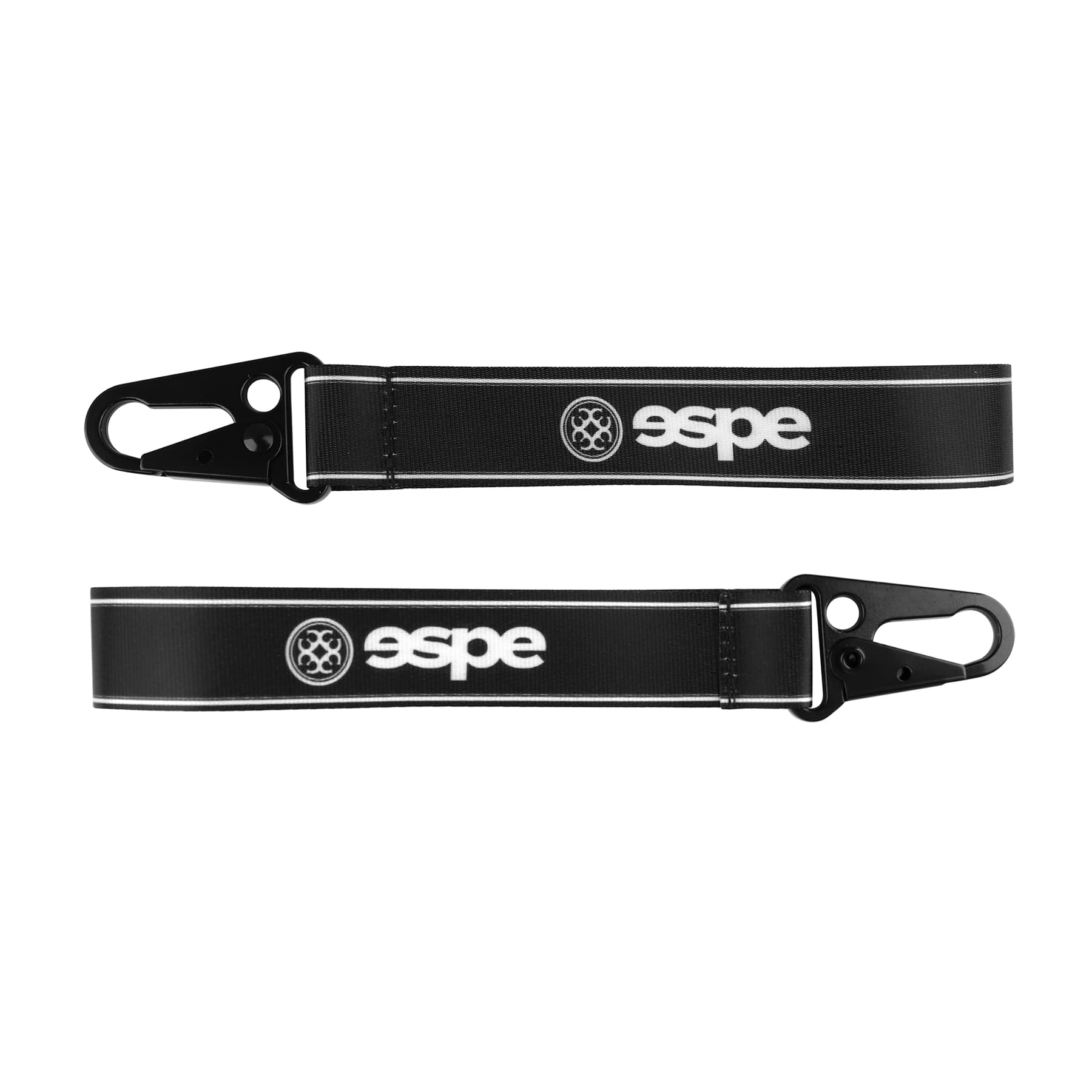 1" Nylon Wrist Lanyard Keychain Strap with Carabiner Clip thumbnail 2