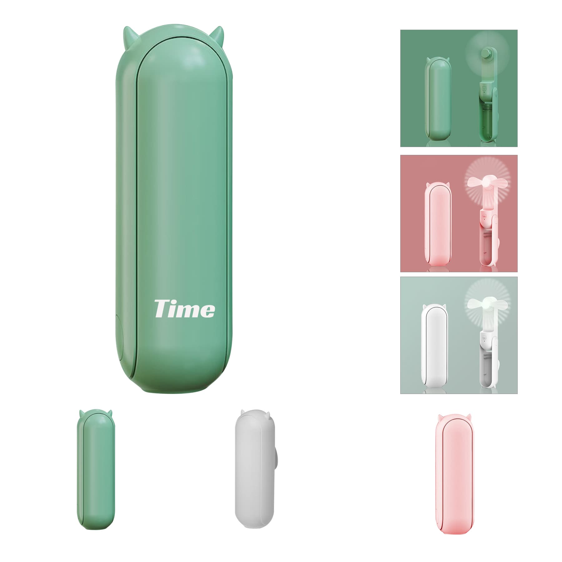Portable Handheld Mini Fan with Power Bank