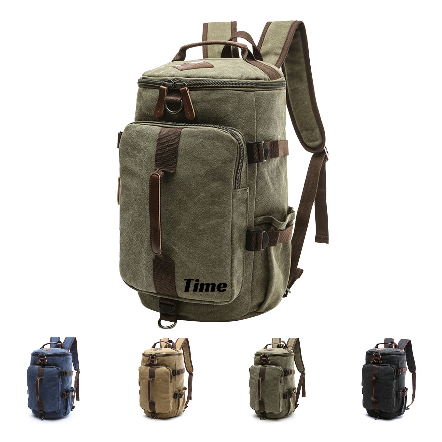 3-In-1 Canvas Travel Duffle Bag