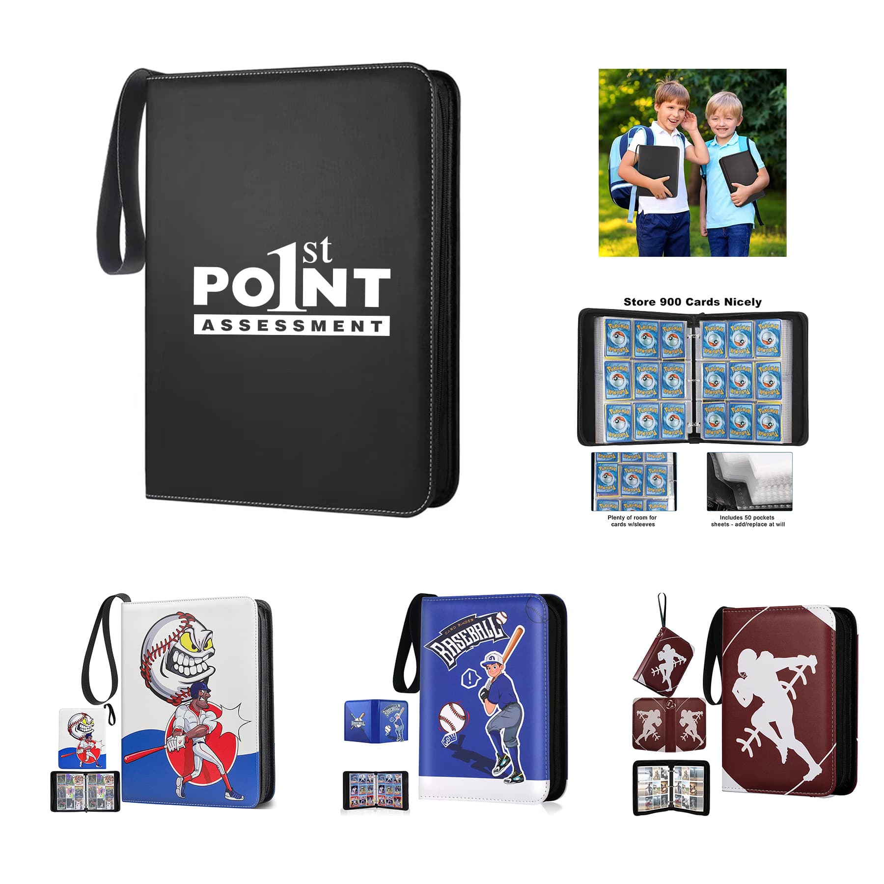 9 Pocket Card Binder