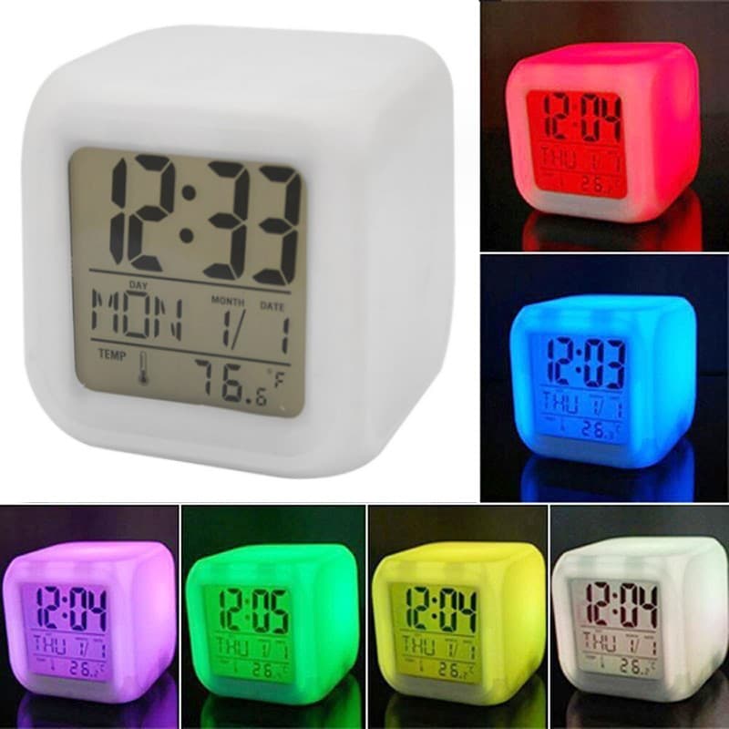 LED Color Change Digital Alarm Clock