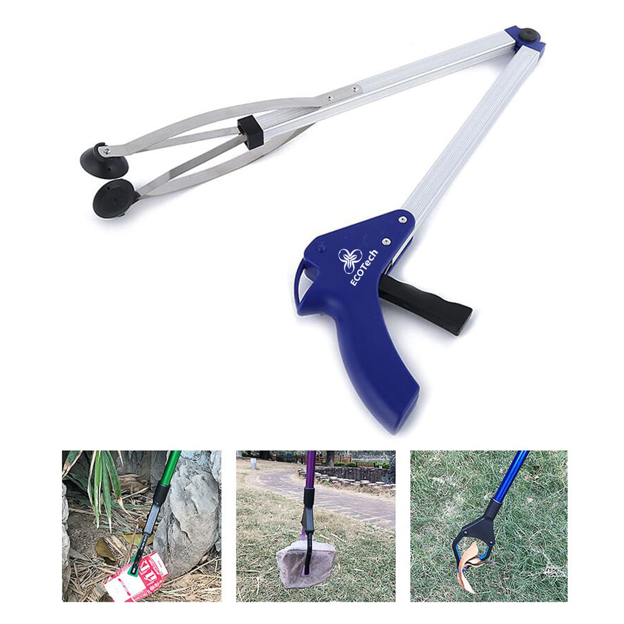 Foldable Reacher Trash Grabber