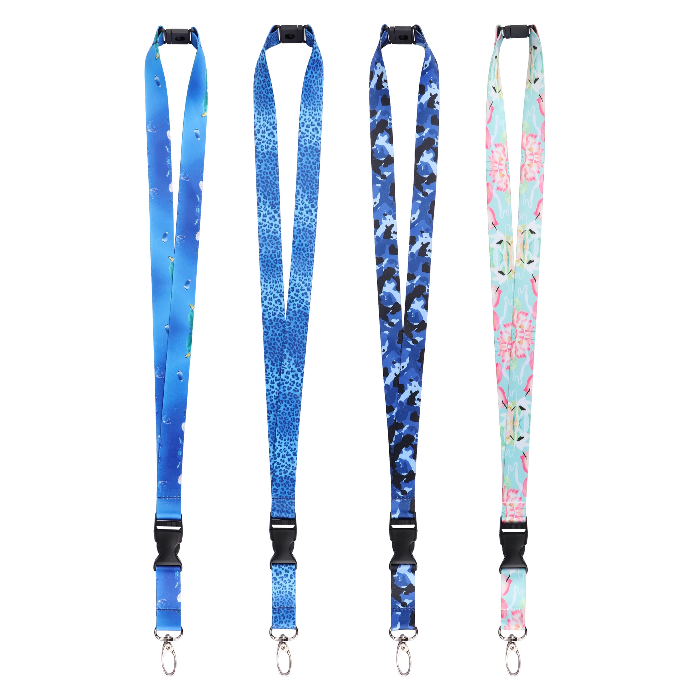 3/4" Polyester Detachable Lanyard W/ Breakaway & Oval Clasp thumbnail 3