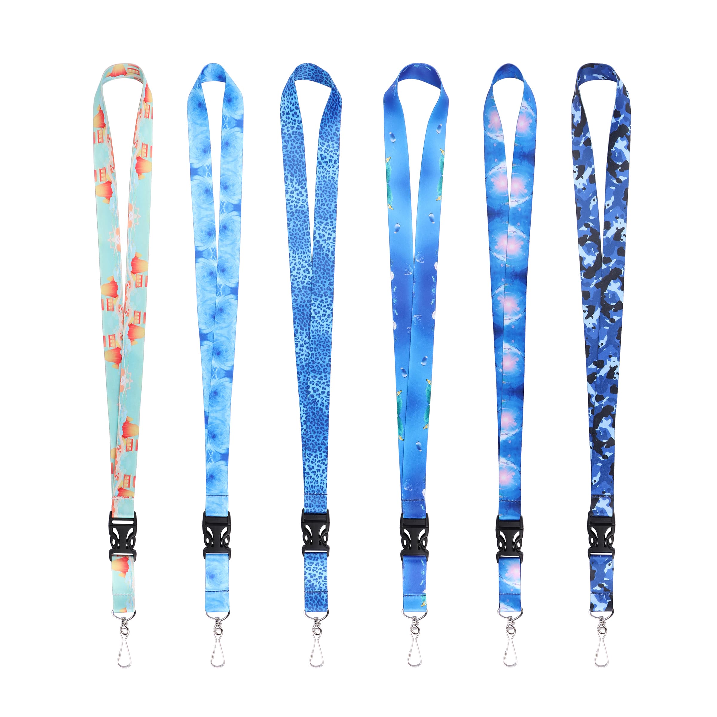 3/4" Full Color Custom Detachable Lanyard W/ Metal J Hook thumbnail 4