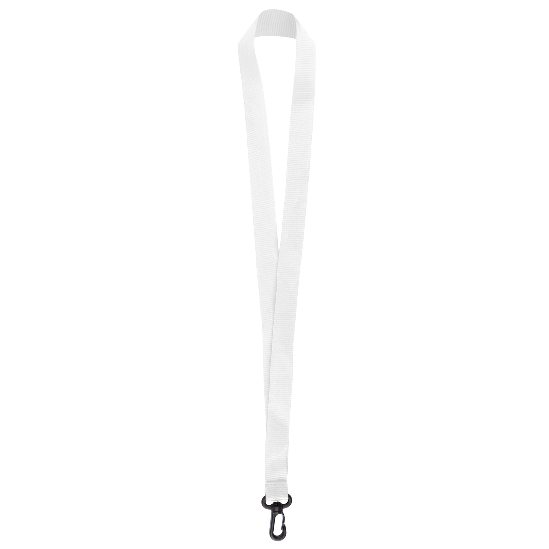 3/4" Nylon Flat Badge Holder Lanyard Strap W/ Plastic J Hook thumbnail 4