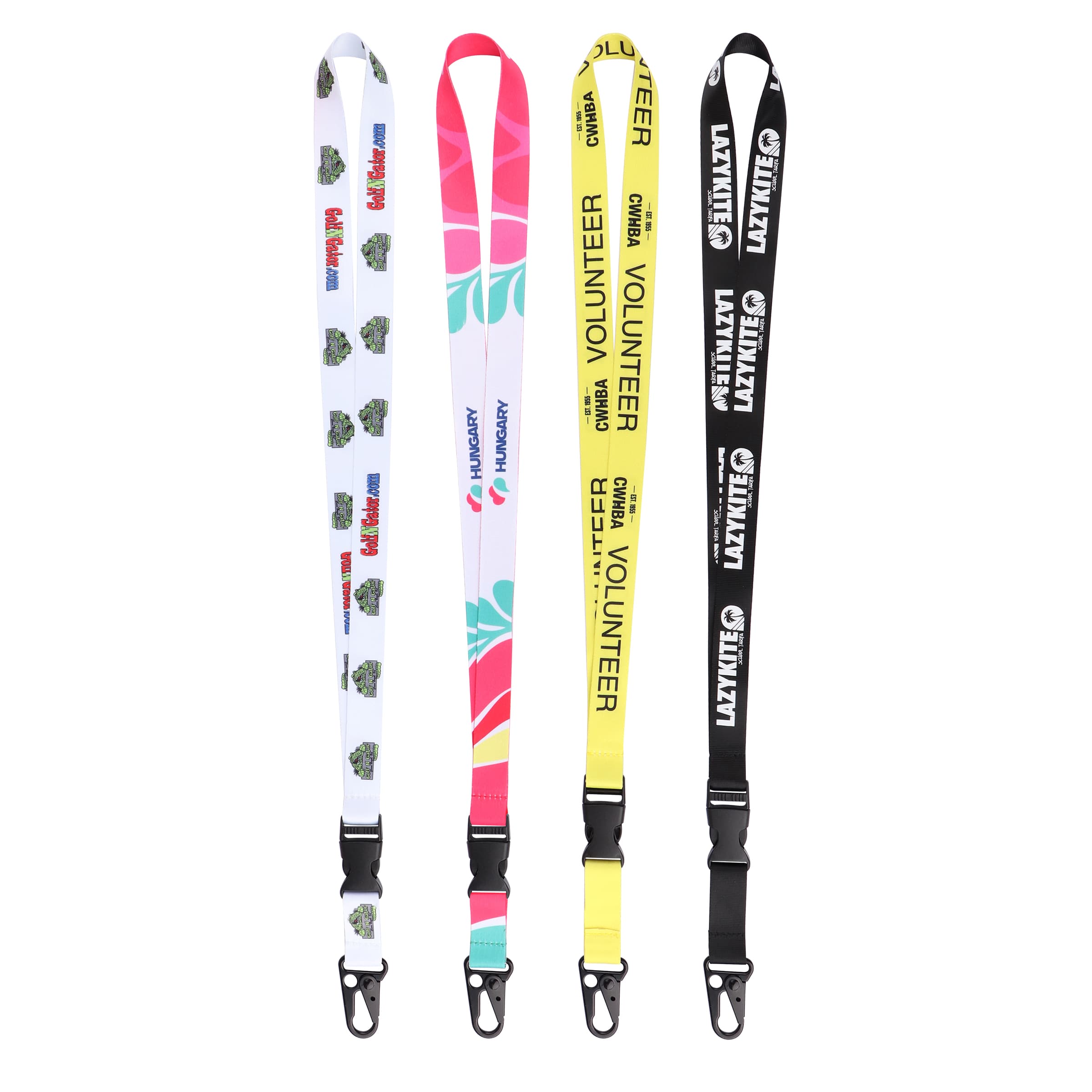 3/4" Polyester Detachable Lanyards W/ Sling Clasp Hook thumbnail 7